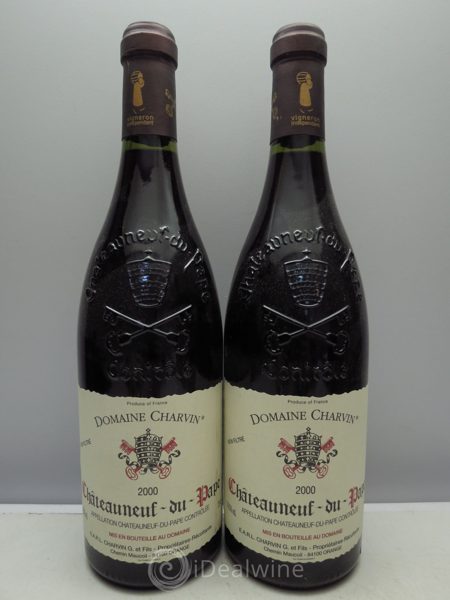 Châteauneuf-du-Pape Charvin (Domaine) 2000 - Lot de 2 bouteilles - 0