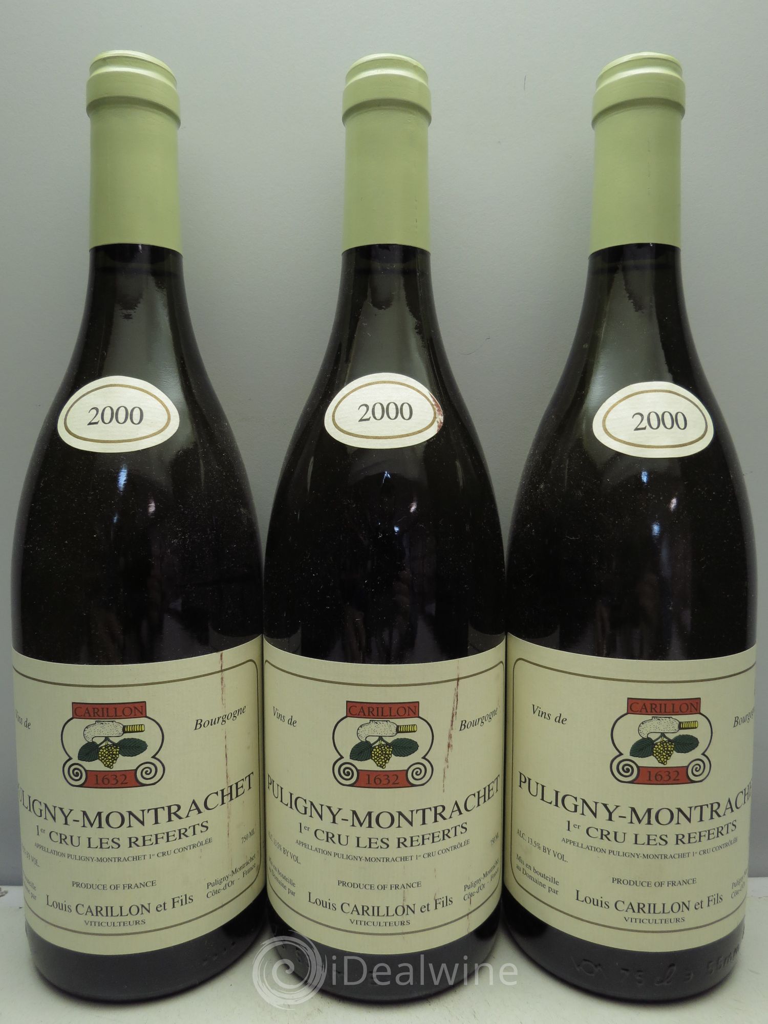 Puligny-Montrachet 1er Cru 2000 - Lot de 3 bouteilles - 0