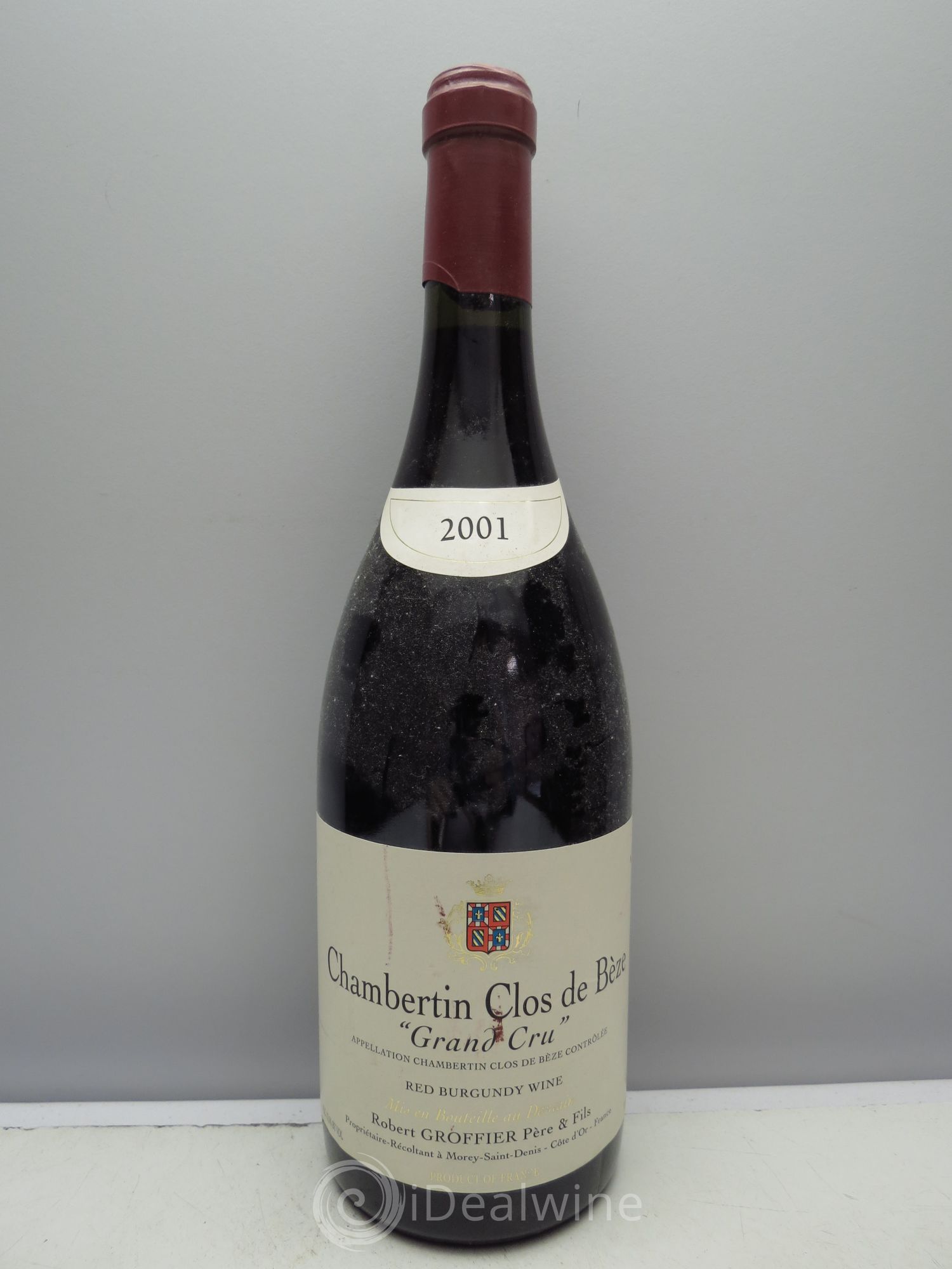 Chambertin Clos de Bèze Grand Cru Robert Groffier Père & Fils (Domaine) 2001 - Lot de 1 bouteille - 0
