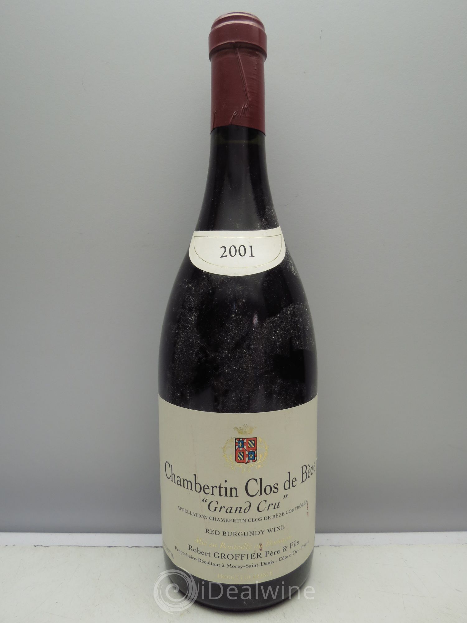Chambertin Clos de Bèze Grand Cru Robert Groffier Père & Fils (Domaine) 2001 - Lot de 1 bouteille - 0