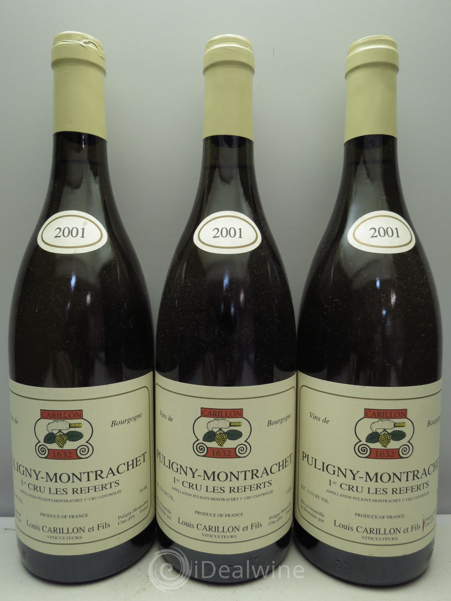Puligny-Montrachet 1er Cru 2001 - Lot de 3 bouteilles - 0