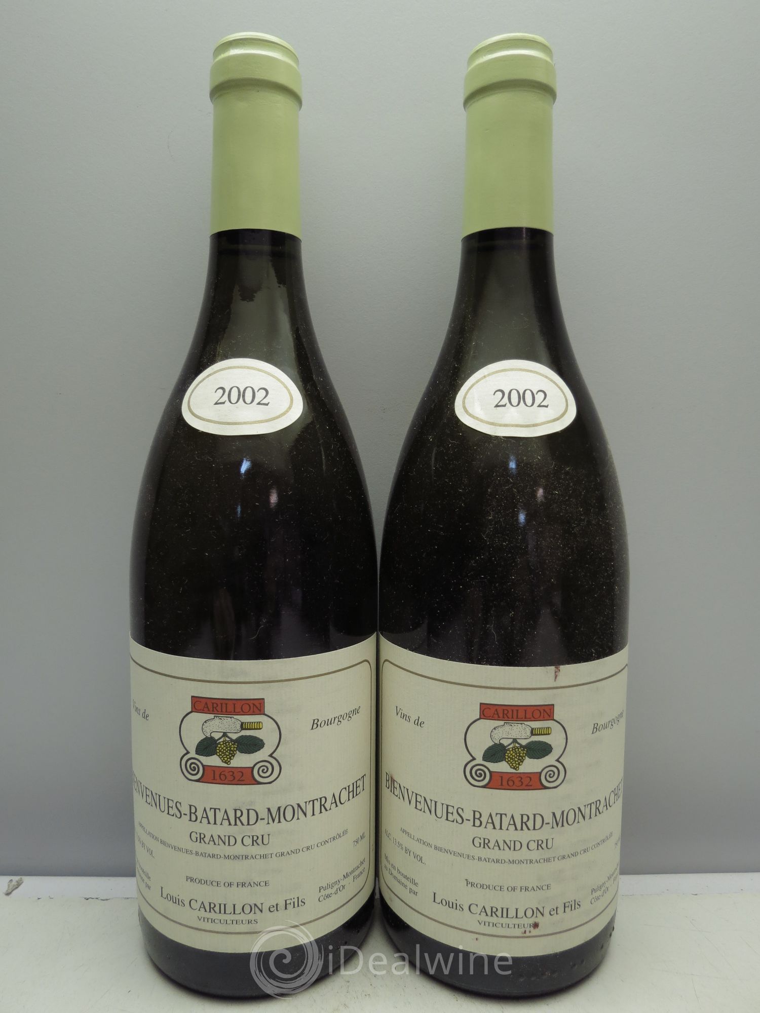 Bienvenues-Bâtard-Montrachet Grand Cru Louis Carillon & Fils 2002 - Lot de 2 bouteilles - 0