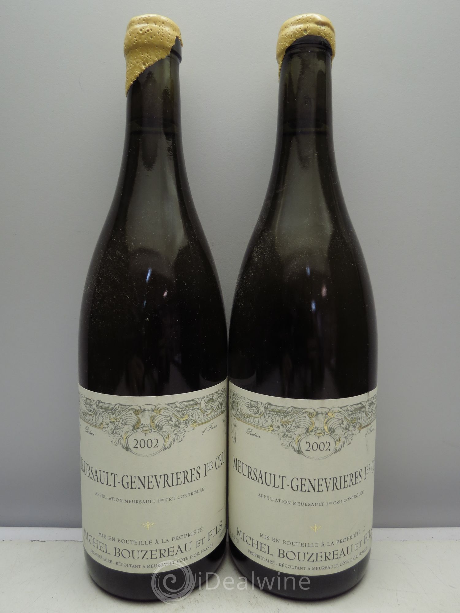Meursault 1er Cru Bouzereau 2002 - Posten von 2 Flaschen - 0