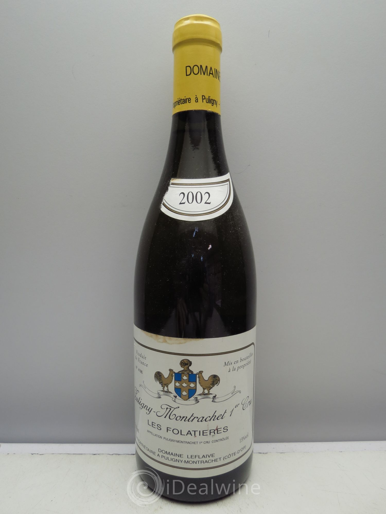 Puligny-Montrachet 1er Cru Les Folatières Leflaive (Domaine) 2002 - Lot de 1 bouteille - 0