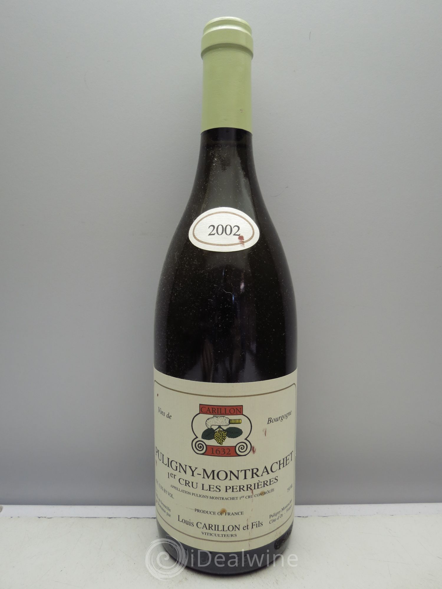 Puligny-Montrachet 1er Cru Les Perrières Louis Carillon & Fils 2002 - Lot de 1 bouteille - 0