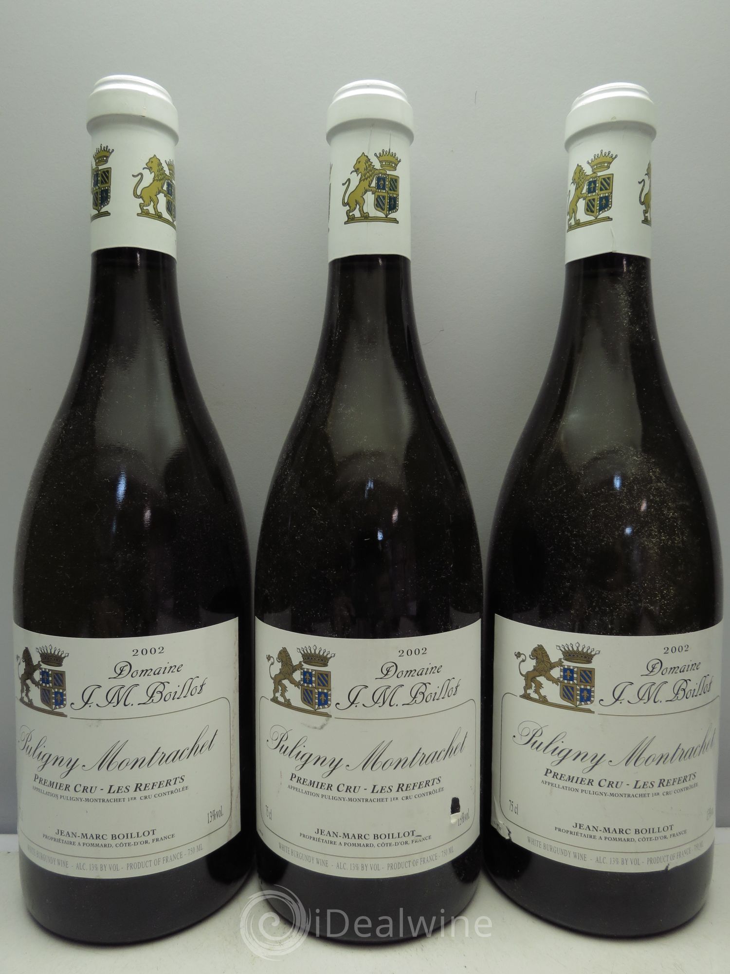 Puligny-Montrachet 1er Cru 2002 - Lot de 3 bouteilles - 0