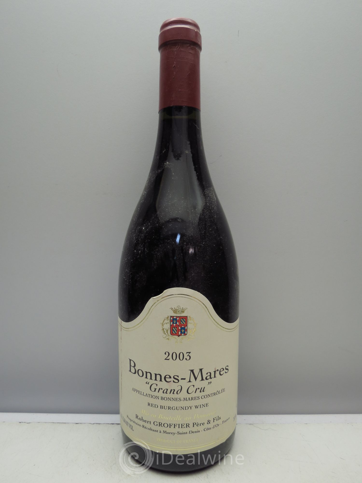 Bonnes-Mares Grand Cru Robert Groffier Père & Fils (Domaine) 2003 - Lot de 1 bouteille - 0