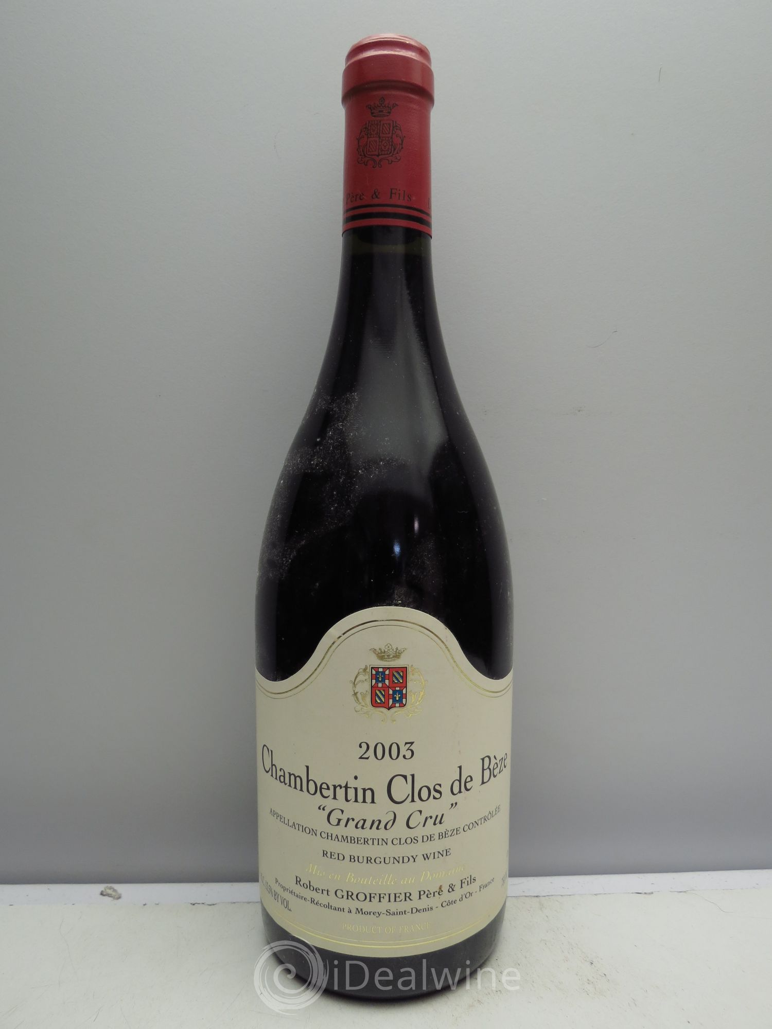 Chambertin Clos de Bèze Grand Cru Robert Groffier Père & Fils (Domaine) 2003 - Lot de 1 bouteille - 0