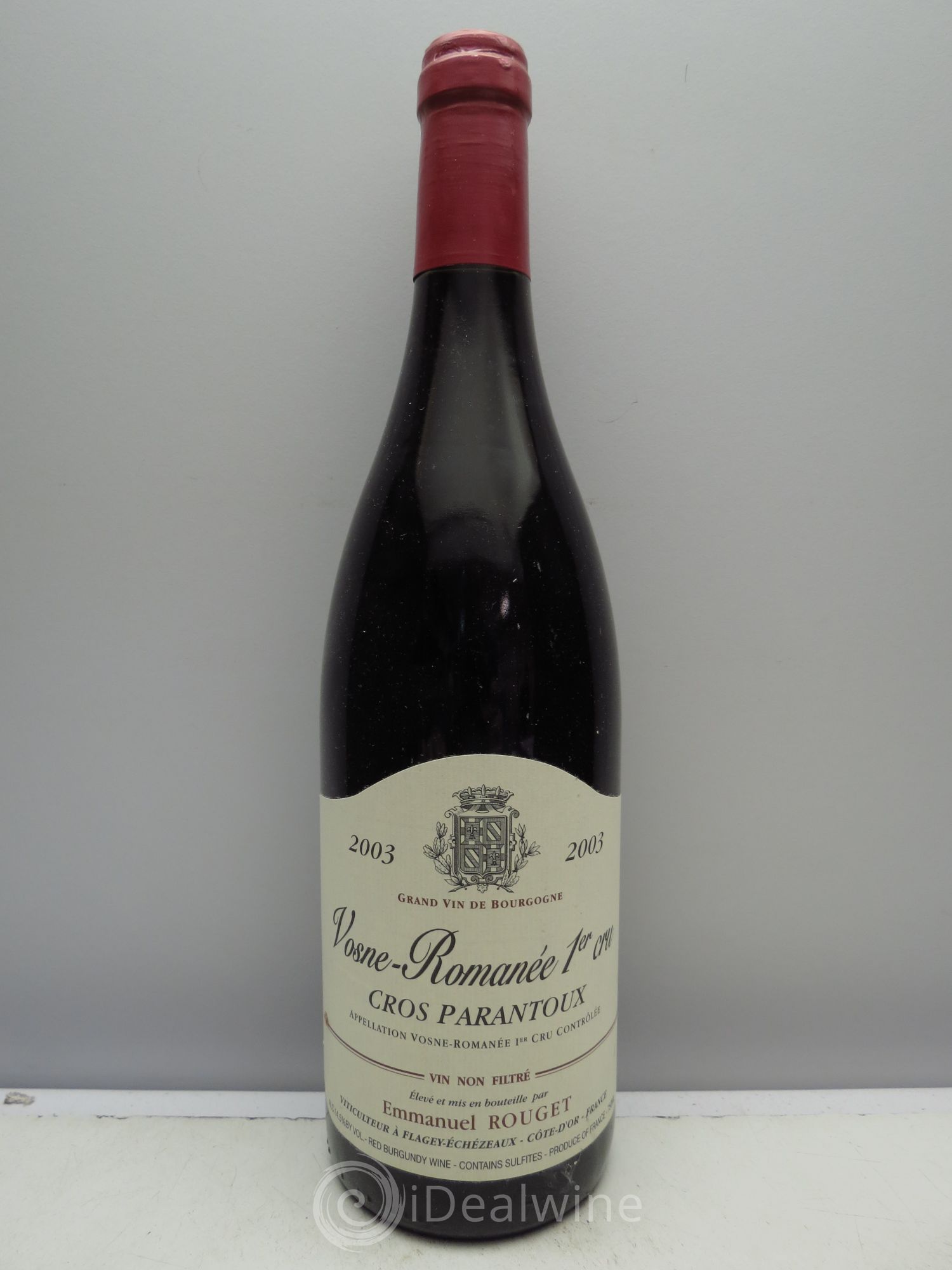 Vosne-Romanée 1er Cru Cros Parantoux Emmanuel Rouget 2003 - Lot de 1 bouteille - 0