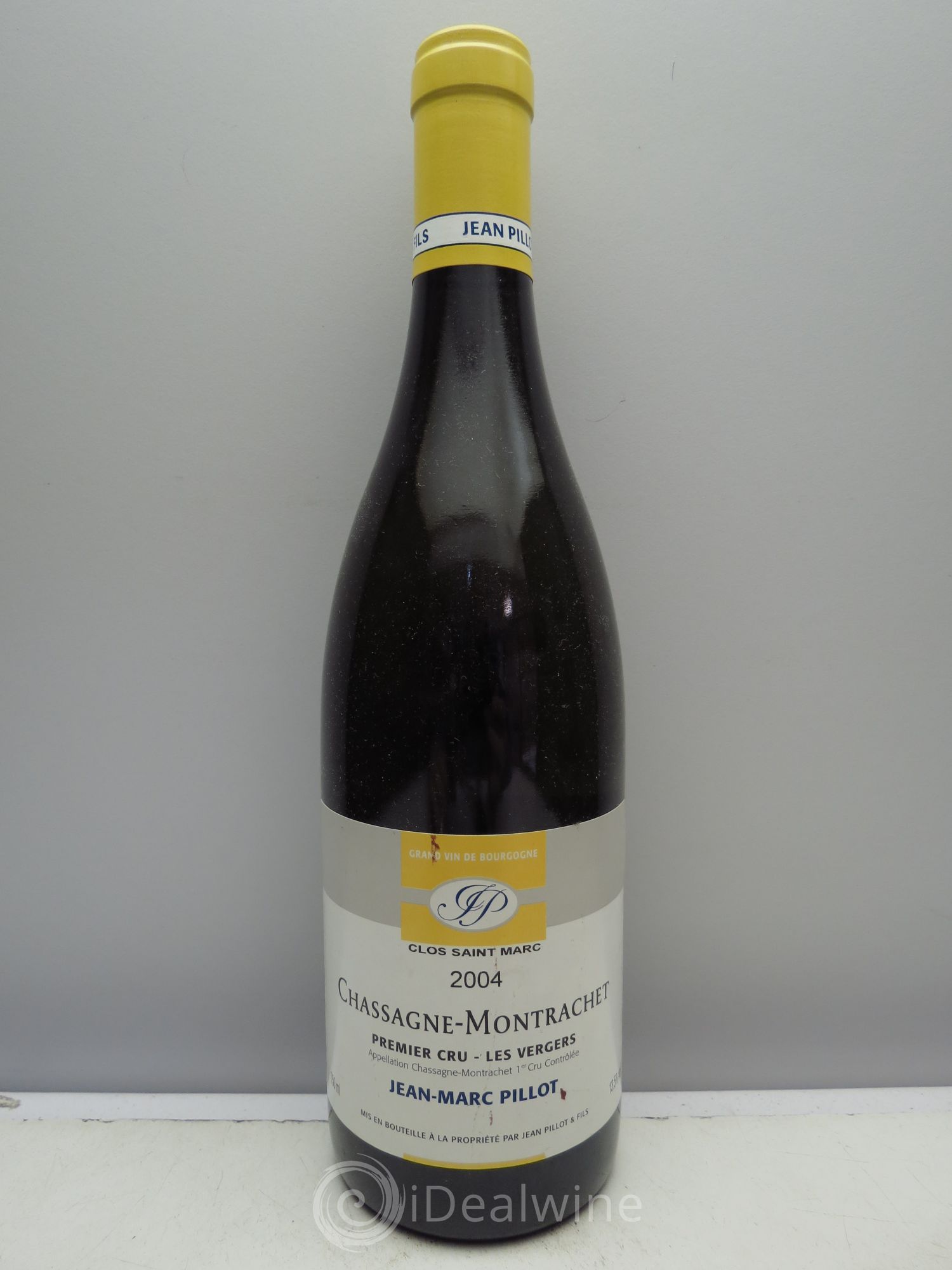 Chassagne-Montrachet 1er Cru Vergers - JM.Pillot 2004 - Posten von 1 Flasche - 0