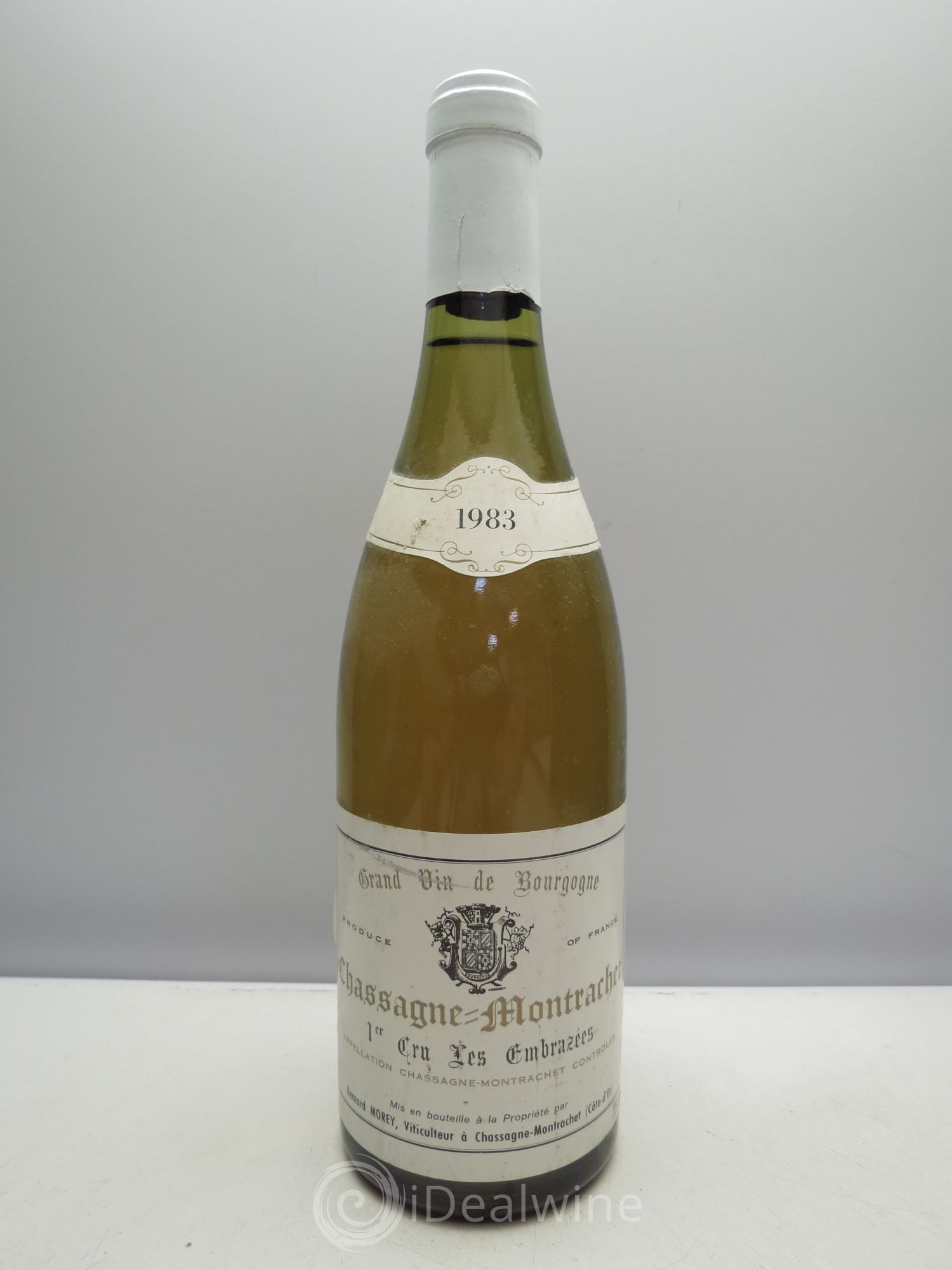 Chassagne-Montrachet 1er Cru Les Embrazées Bernard Morey et Fils (Domaine) 1983 - Lot de 1 bouteille - 0