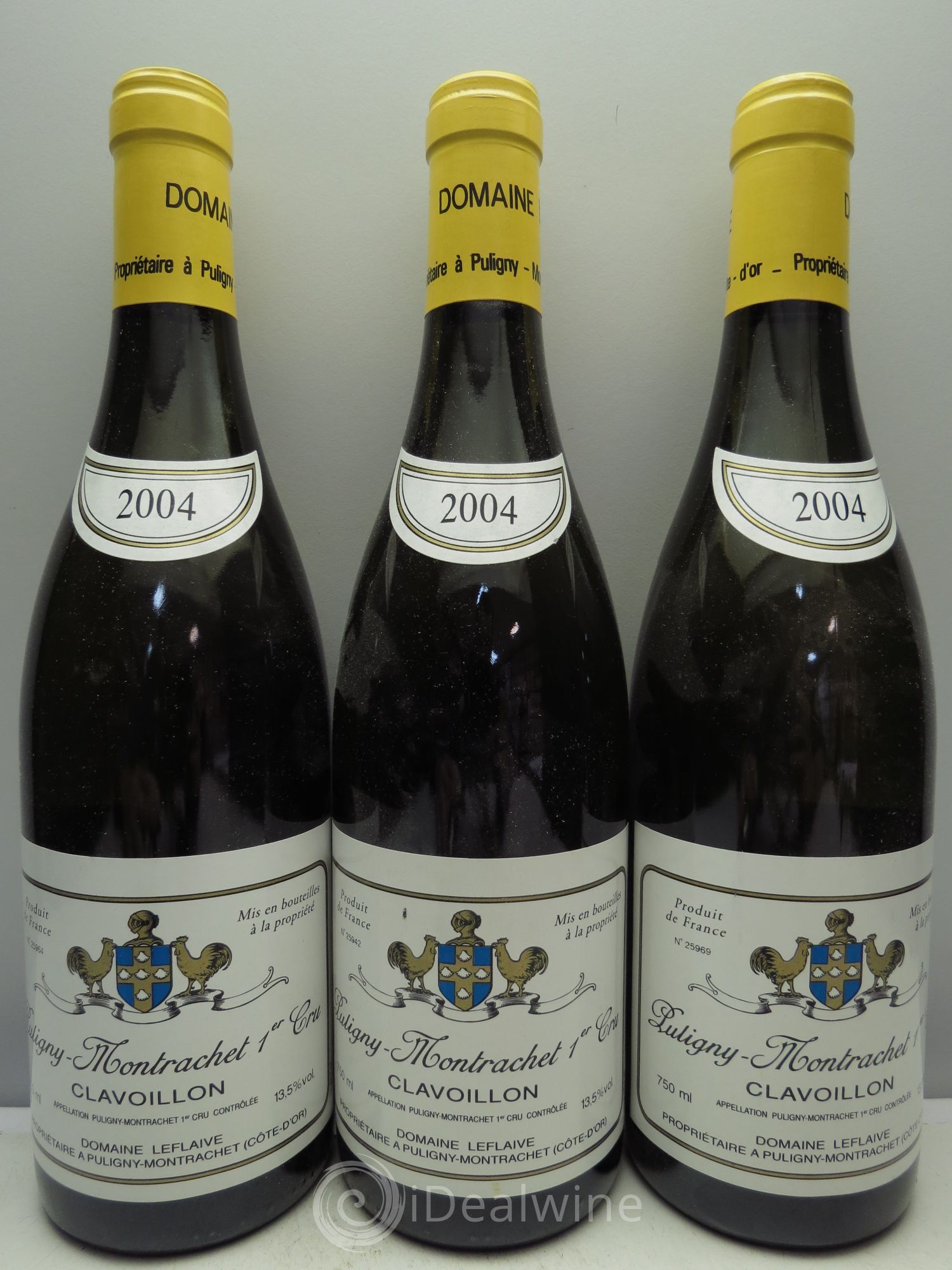 Puligny-Montrachet 1er Cru Clavoillon Leflaive (Domaine) 2004 - Lot de 3 bouteilles - 0