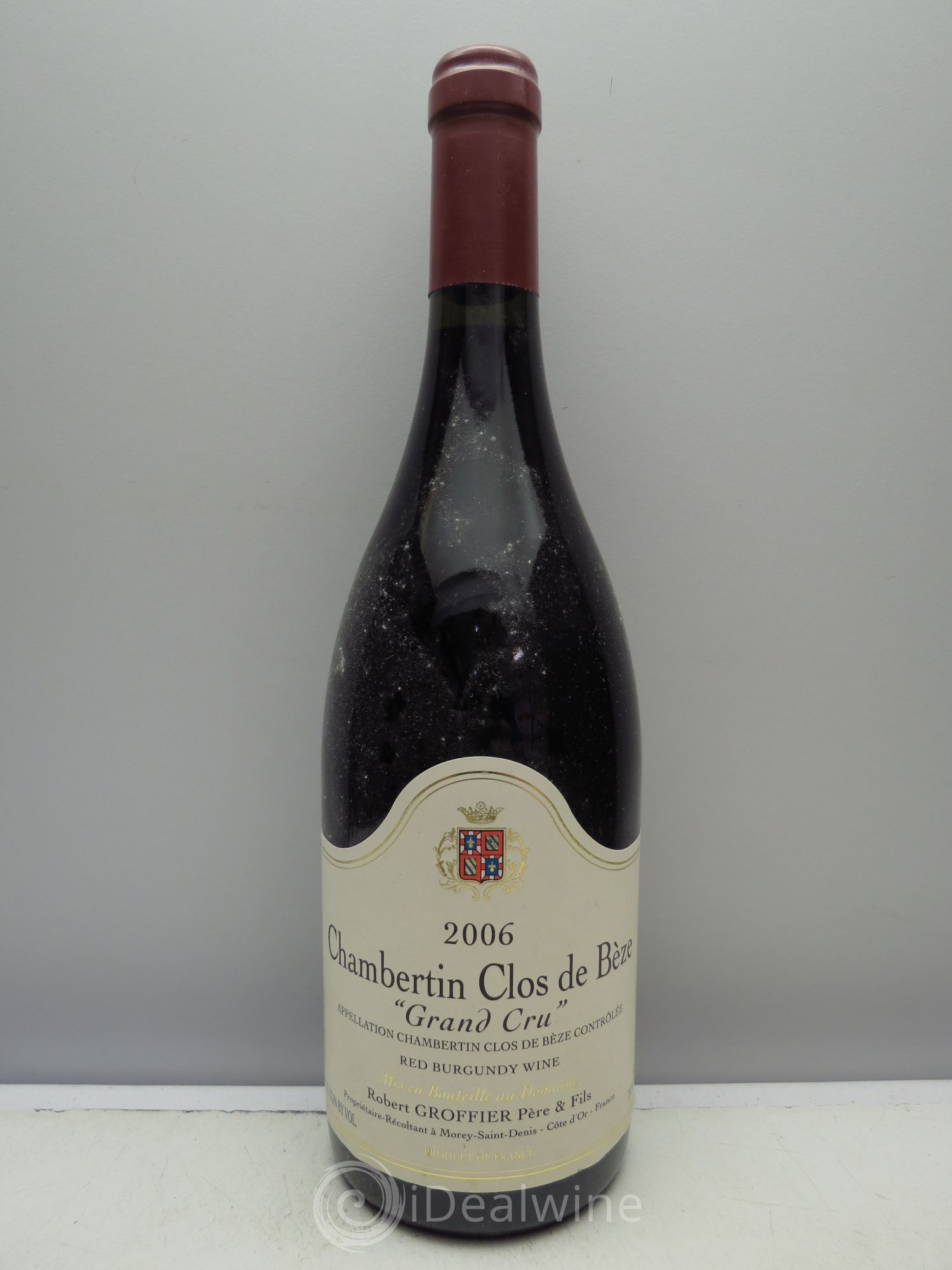 Chambertin Clos de Bèze Grand Cru Robert Groffier Père & Fils (Domaine) 2006 - Lot de 1 bouteille - 0