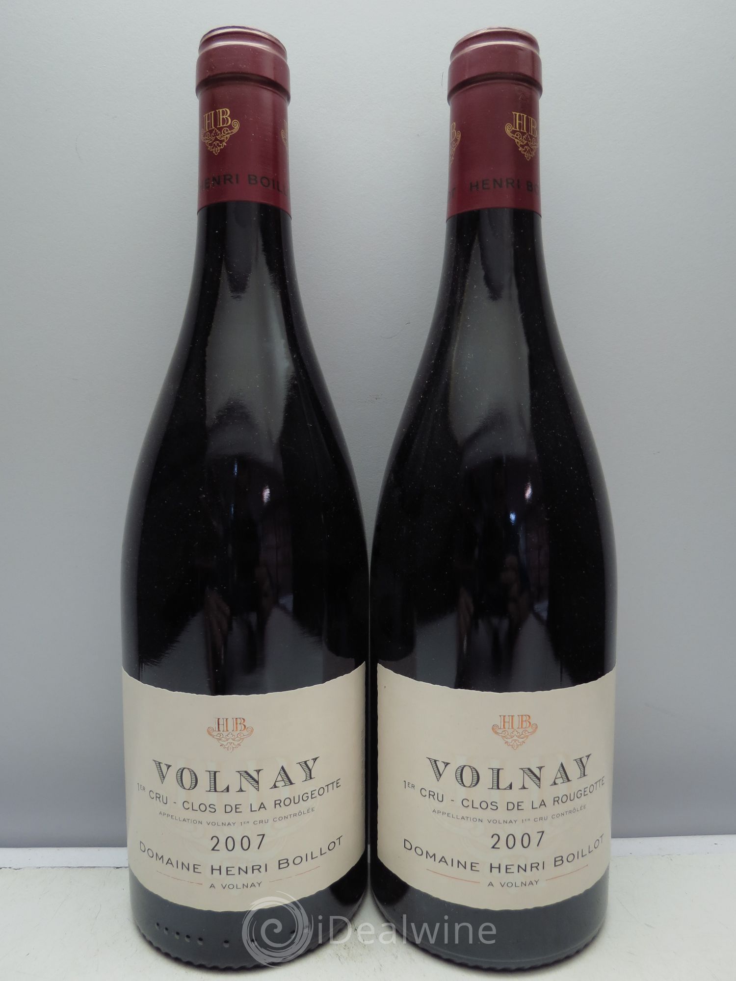Volnay Clos de la Rougeotte - H.Boillot 2007 - Posten von 2 Flaschen - 0