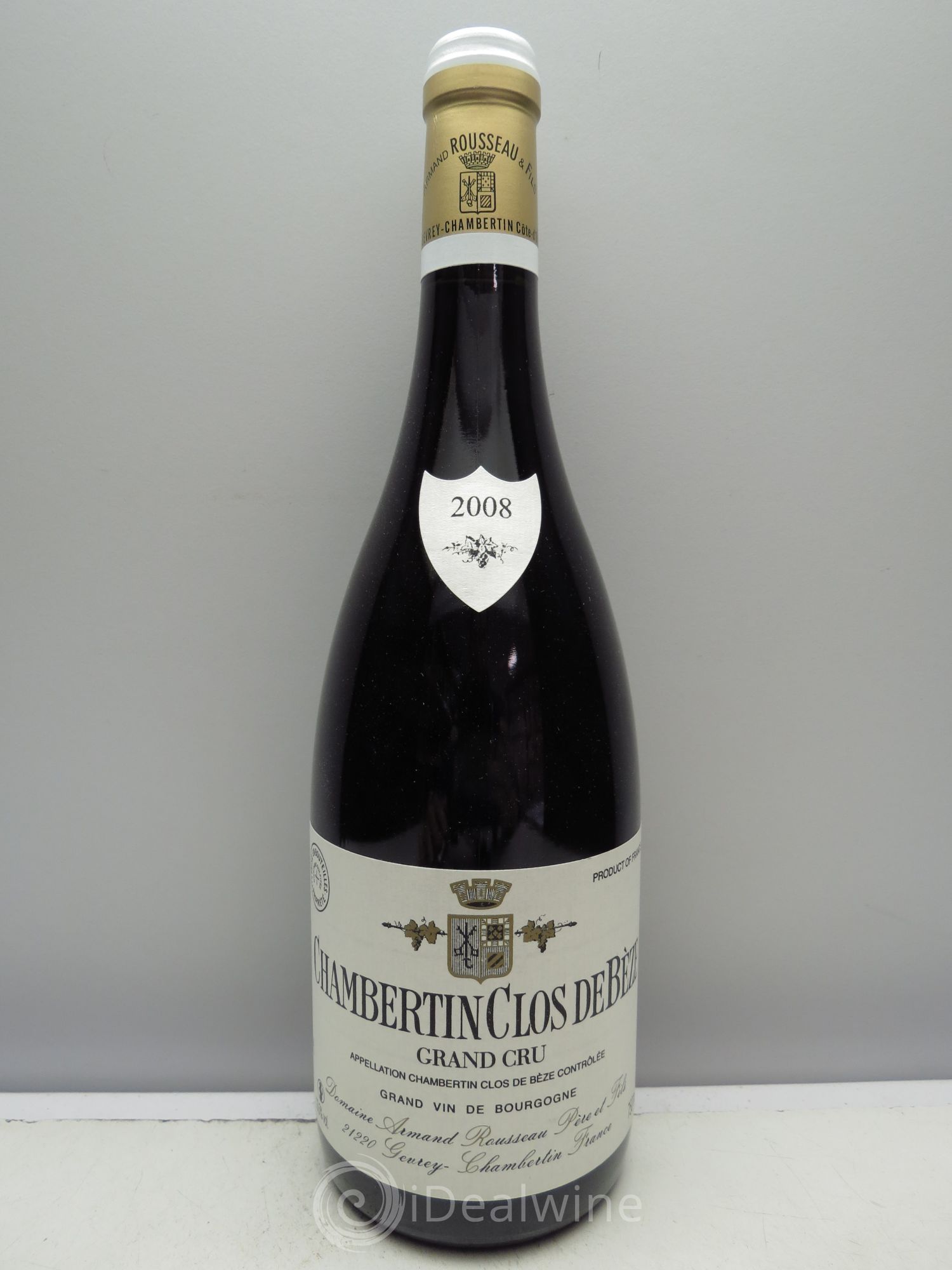 Chambertin Clos de Bèze Grand Cru Armand Rousseau (Domaine) 2008 - Lot de 1 bouteille - 0