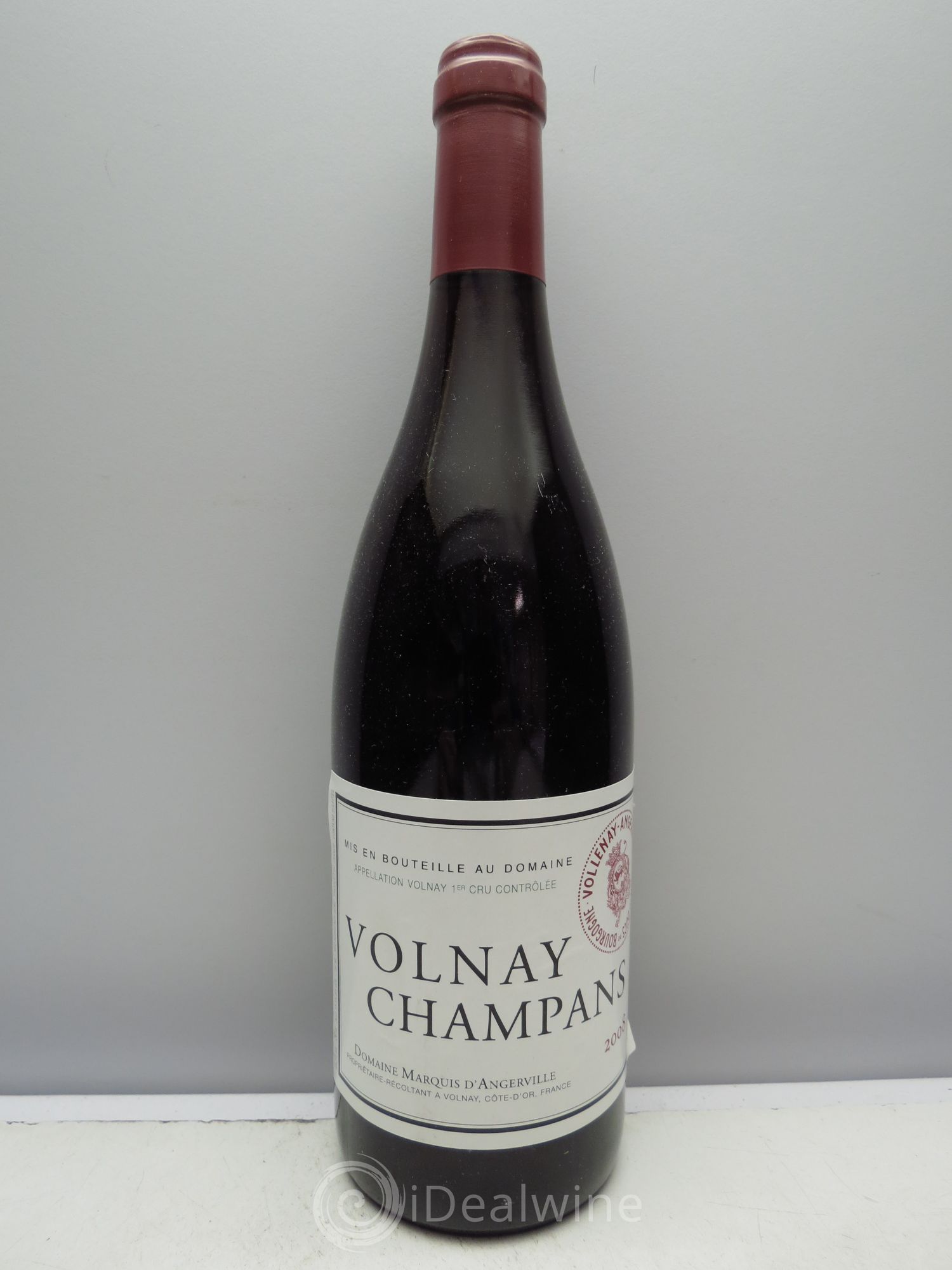 Volnay 1er Cru Champans Marquis d'Angerville (Domaine) 2008 - Lot de 1 bouteille - 0