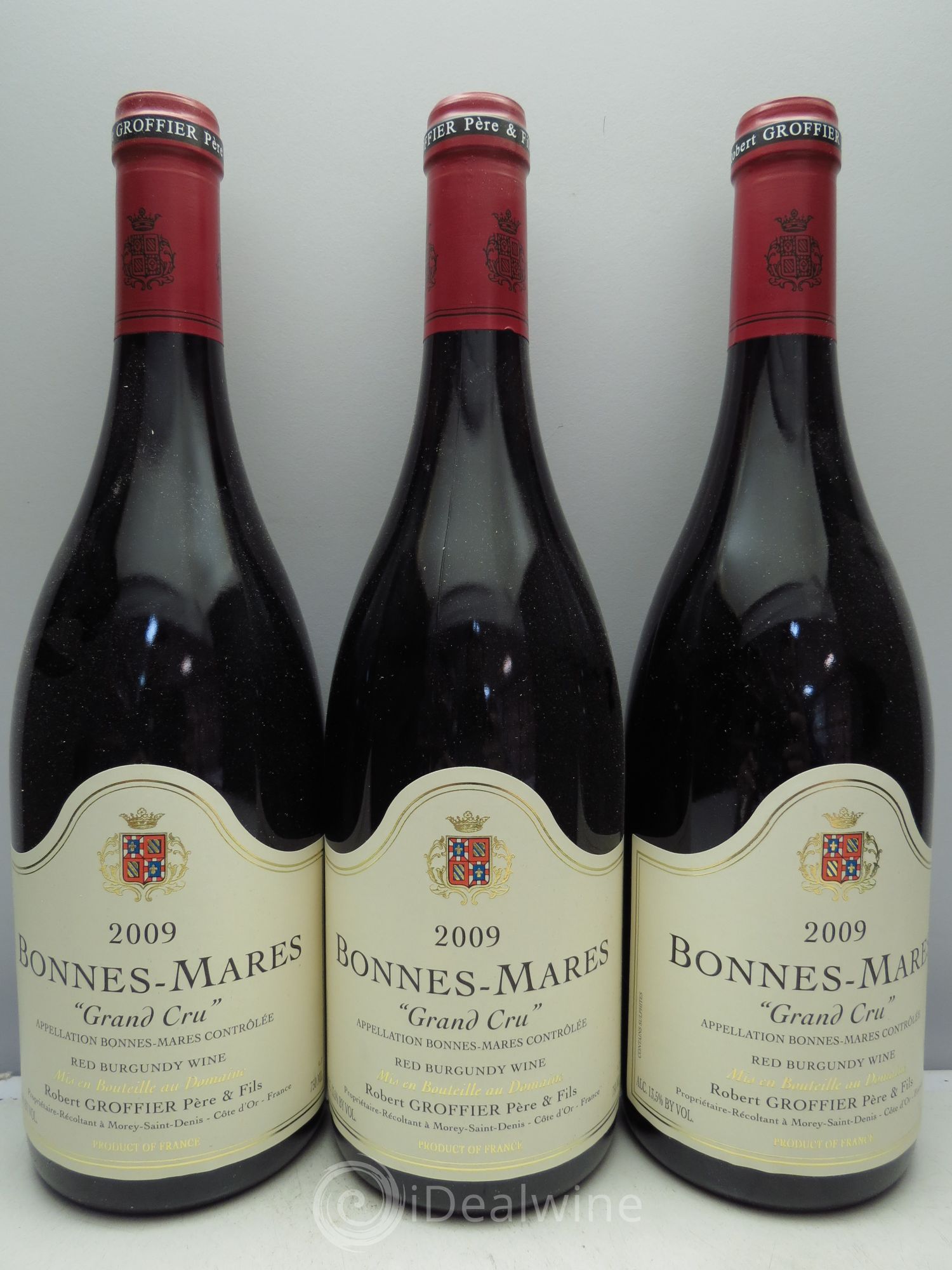 Bonnes-Mares Grand Cru Robert Groffier Père & Fils (Domaine) 2009 - Lot de 3 bouteilles - 0