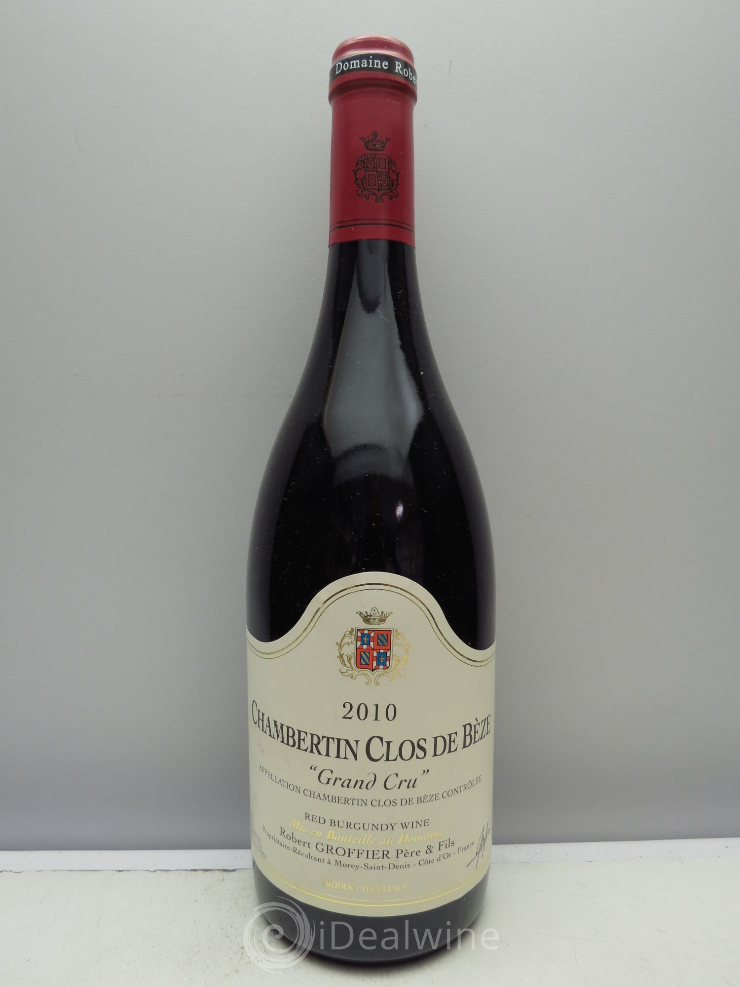 Chambertin Clos de Bèze Grand Cru Robert Groffier Père & Fils (Domaine) 2010 - Lot de 1 bouteille - 0