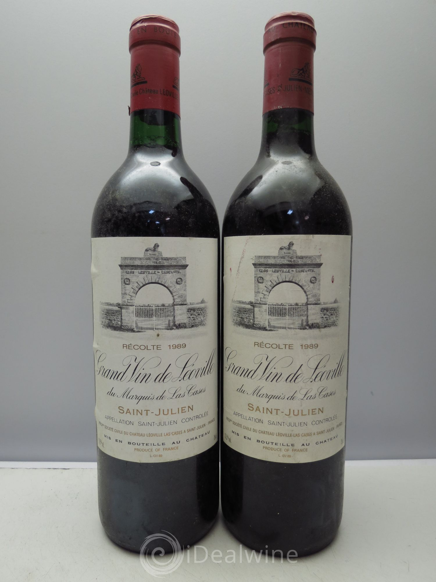Château Léoville Las Cases 2ème Grand Cru Classé 1989 - Lot de 12 bouteilles - 1