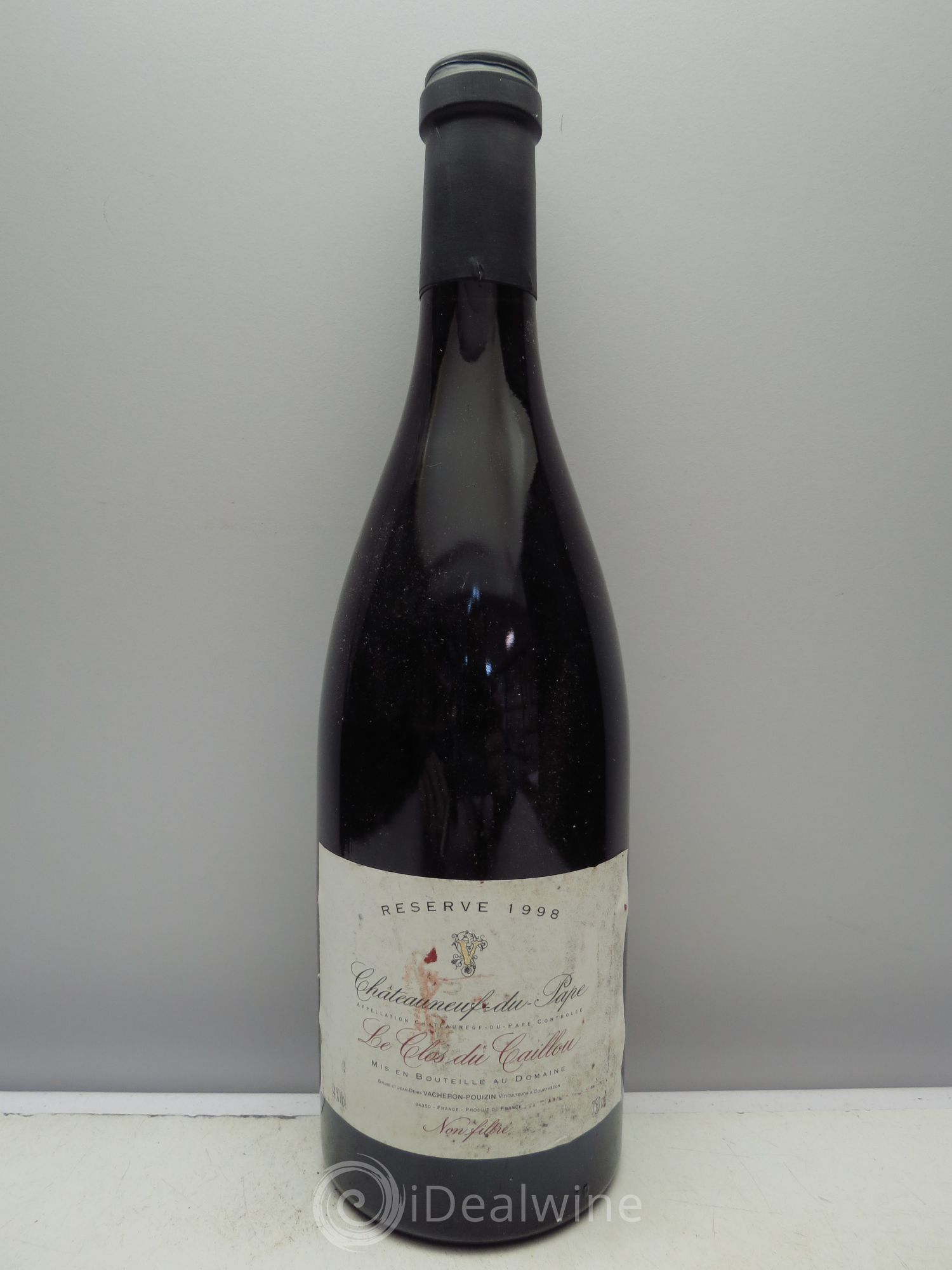 Châteauneuf-du-Pape Le Clos du Caillou Réserve Vacheron-Puizin 1998 - Posten von 1 Flasche - 0