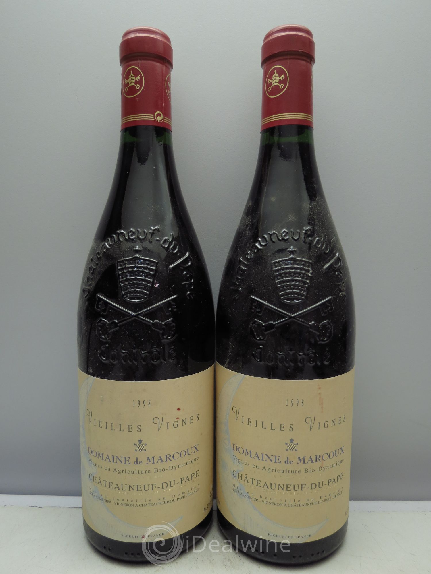Châteauneuf-du-Pape Vieilles Vignes Marcoux (Domaine de) 1998 - Lot de 2 bouteilles - 0