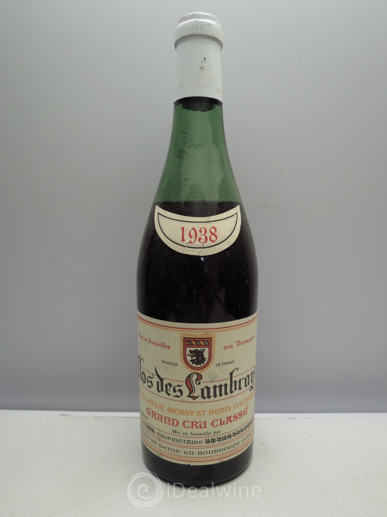 Clos des Lambrays Grand Cru Domaine des Lambrays 1938 - Lot de 1 bouteille - 0