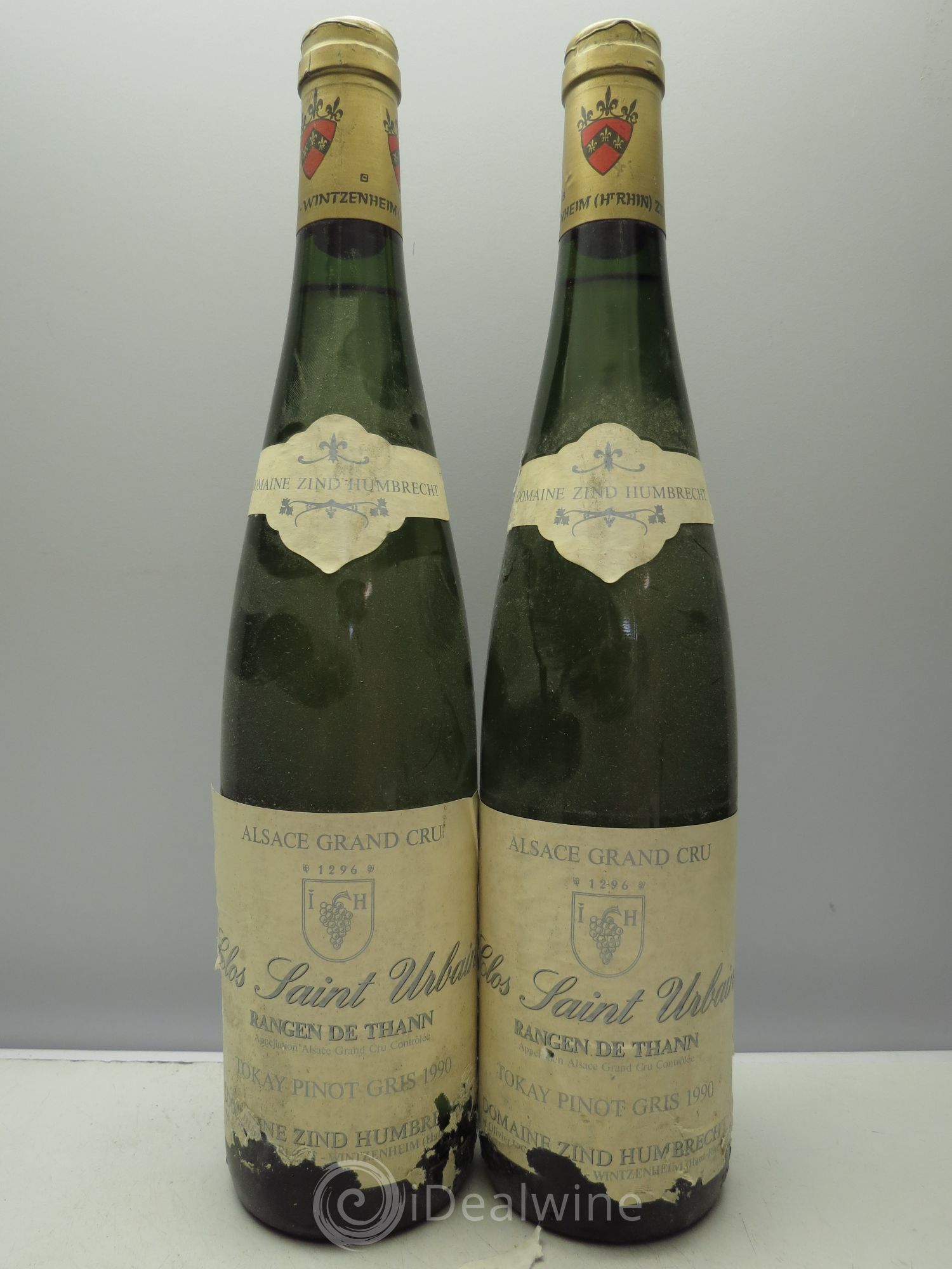 Alsace Pinot Gris (anciennement Tokay) Zind-Humbrecht (Domaine) Clos St Urbain Rangen de Thann 1990 - Lot de 2 bouteilles - 0