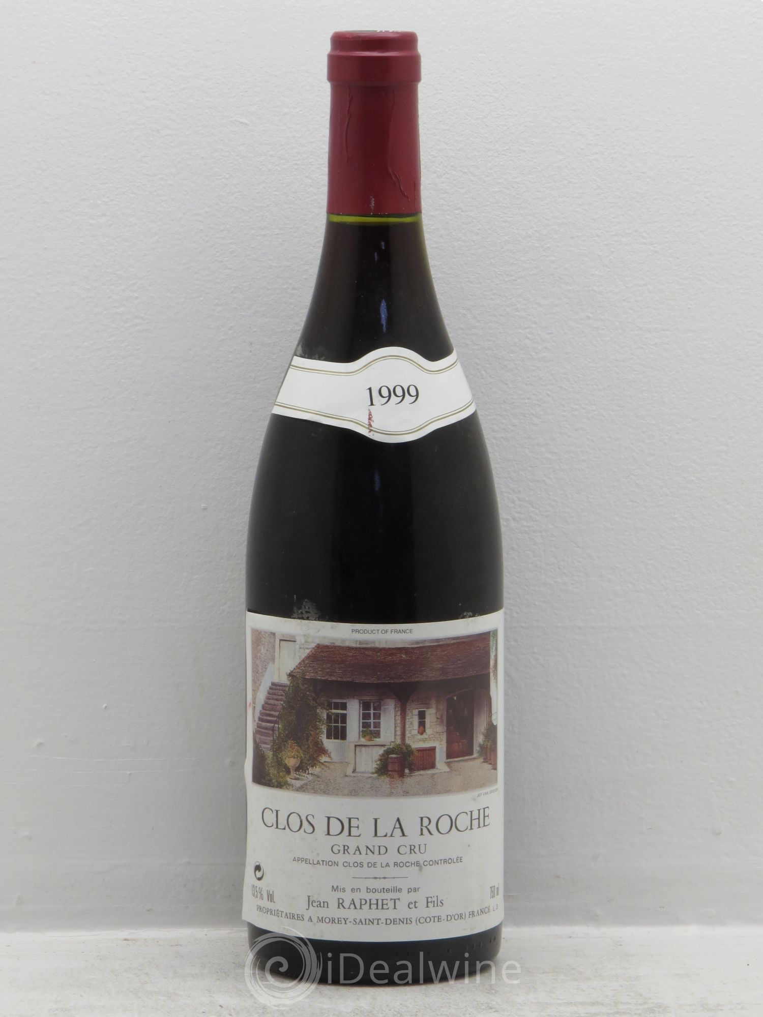 Clos de la Roche Grand Cru Gérard Raphet (Domaine) 1999 - Lot de 1 bouteille - 0