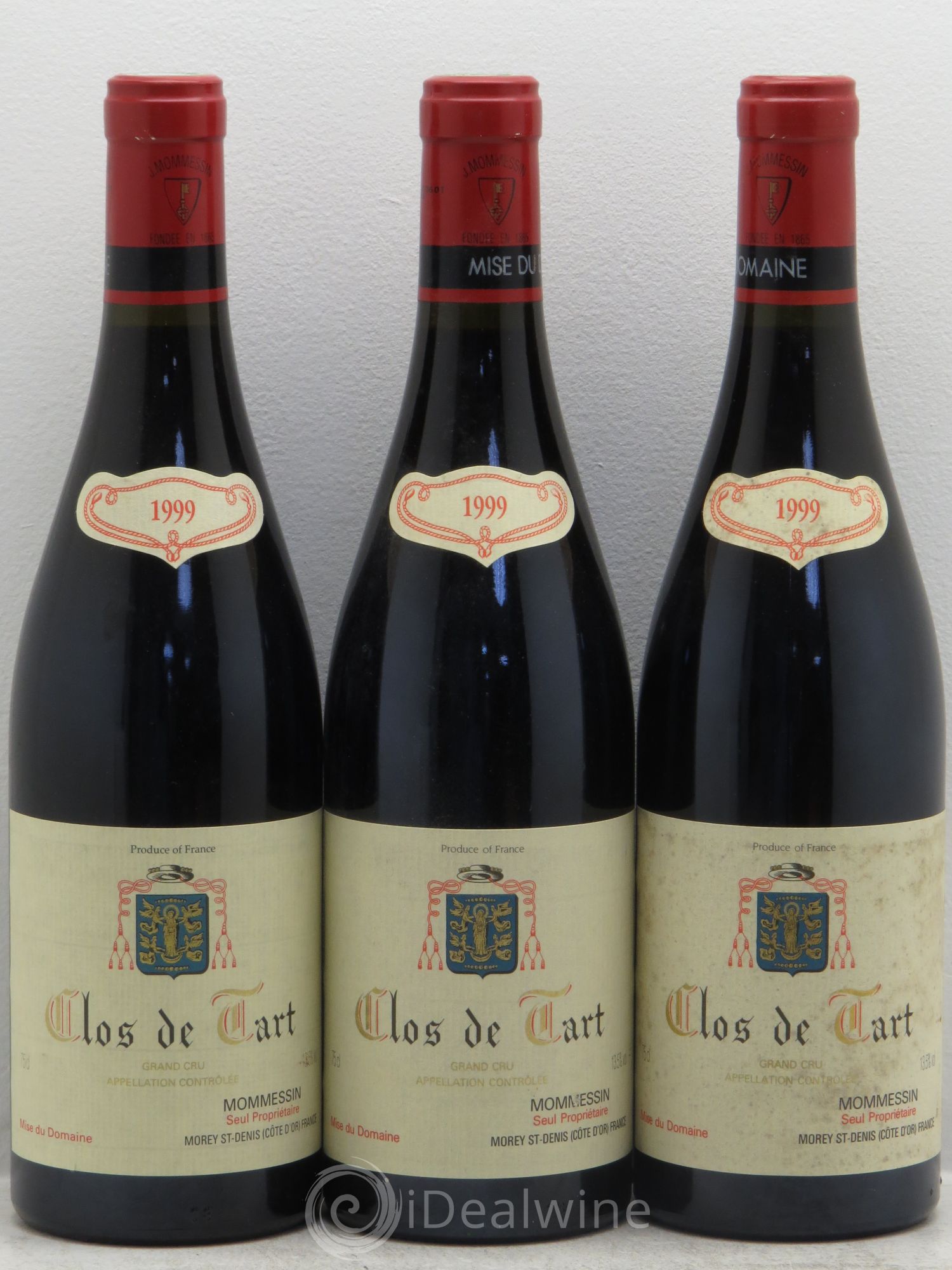 Clos de Tart Grand Cru Clos de Tart 1999 - Lot de 3 bouteilles - 0