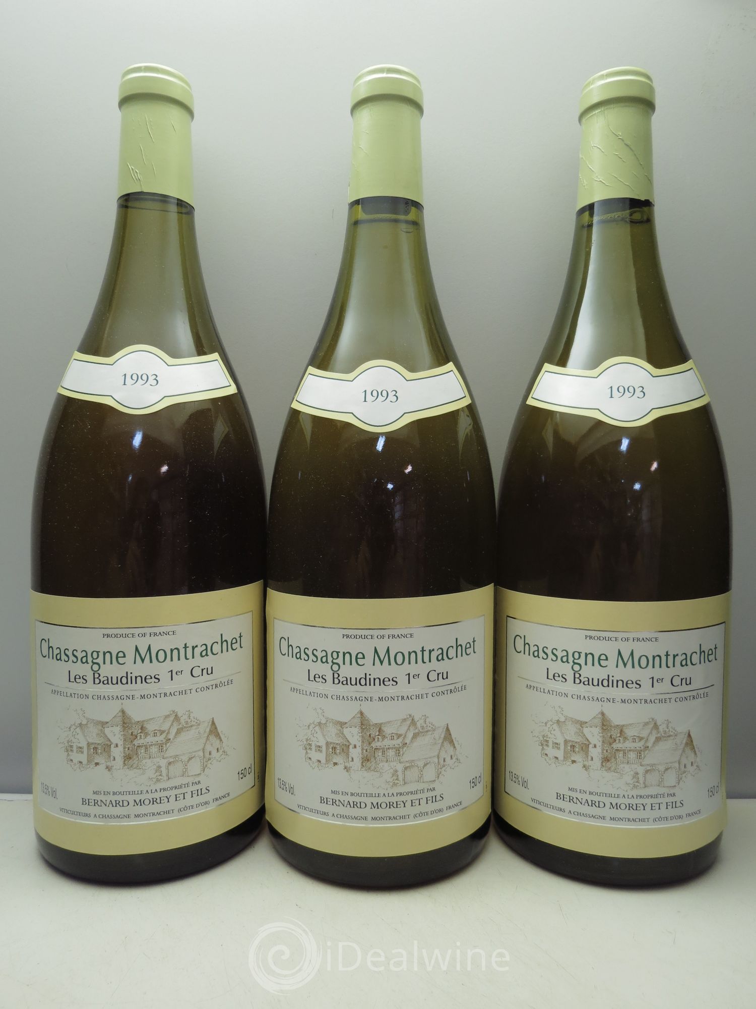 Chassagne-Montrachet 1er Cru 1993 - Lot de 3 magnums - 0