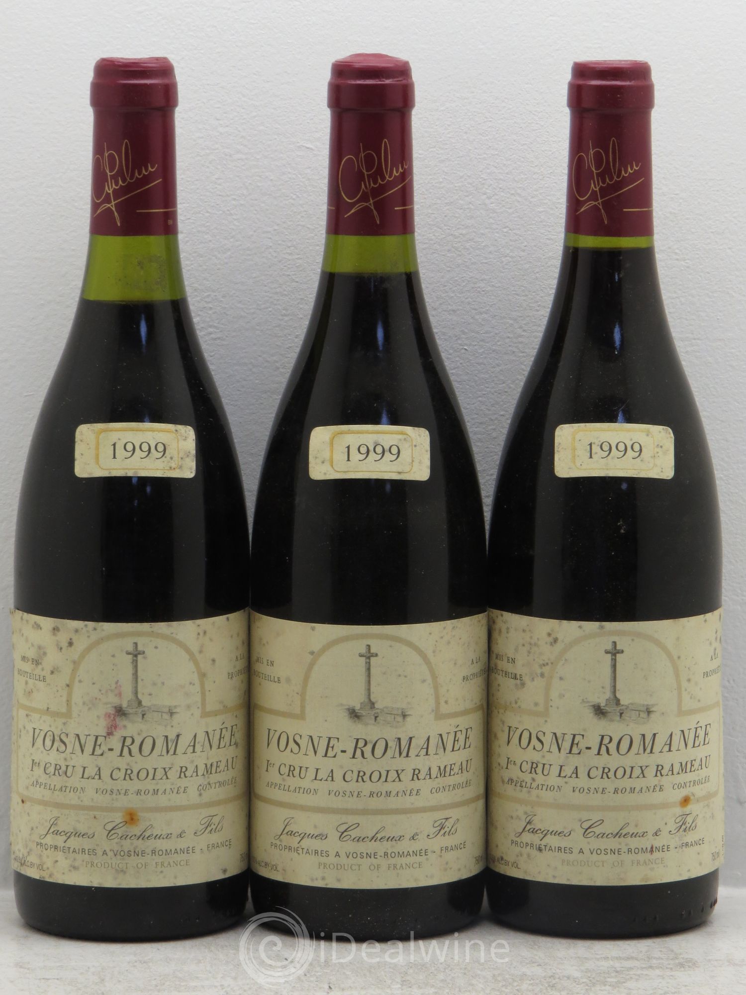 Vosne-Romanée 1er Cru 1999 - Lot de 3 bouteilles - 0