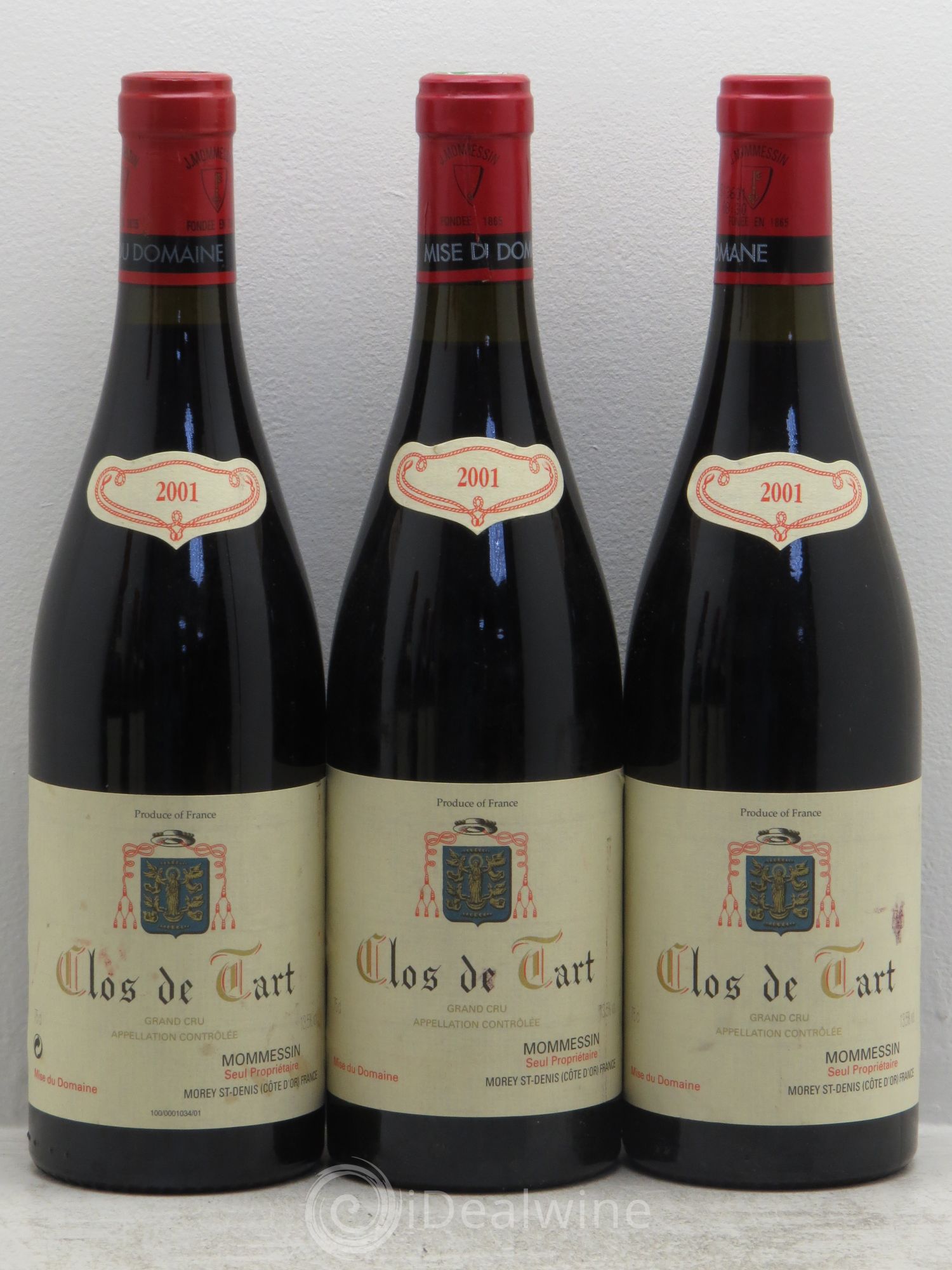 Clos de Tart Grand Cru Clos de Tart 2001 - Lot de 6 bouteilles - 1