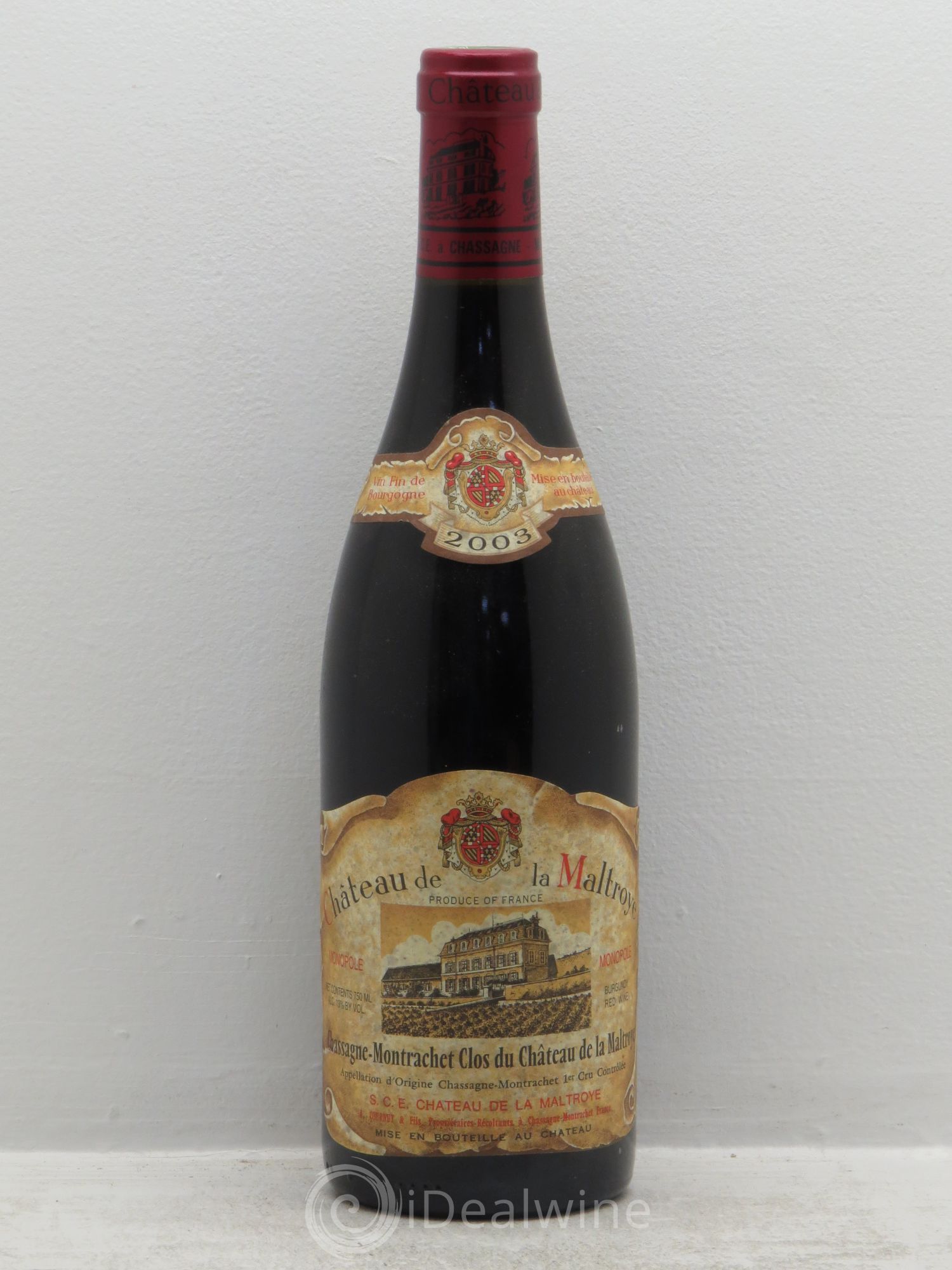 Chassagne-Montrachet 1er Cru 2003 - Lot de 1 bouteille - 0
