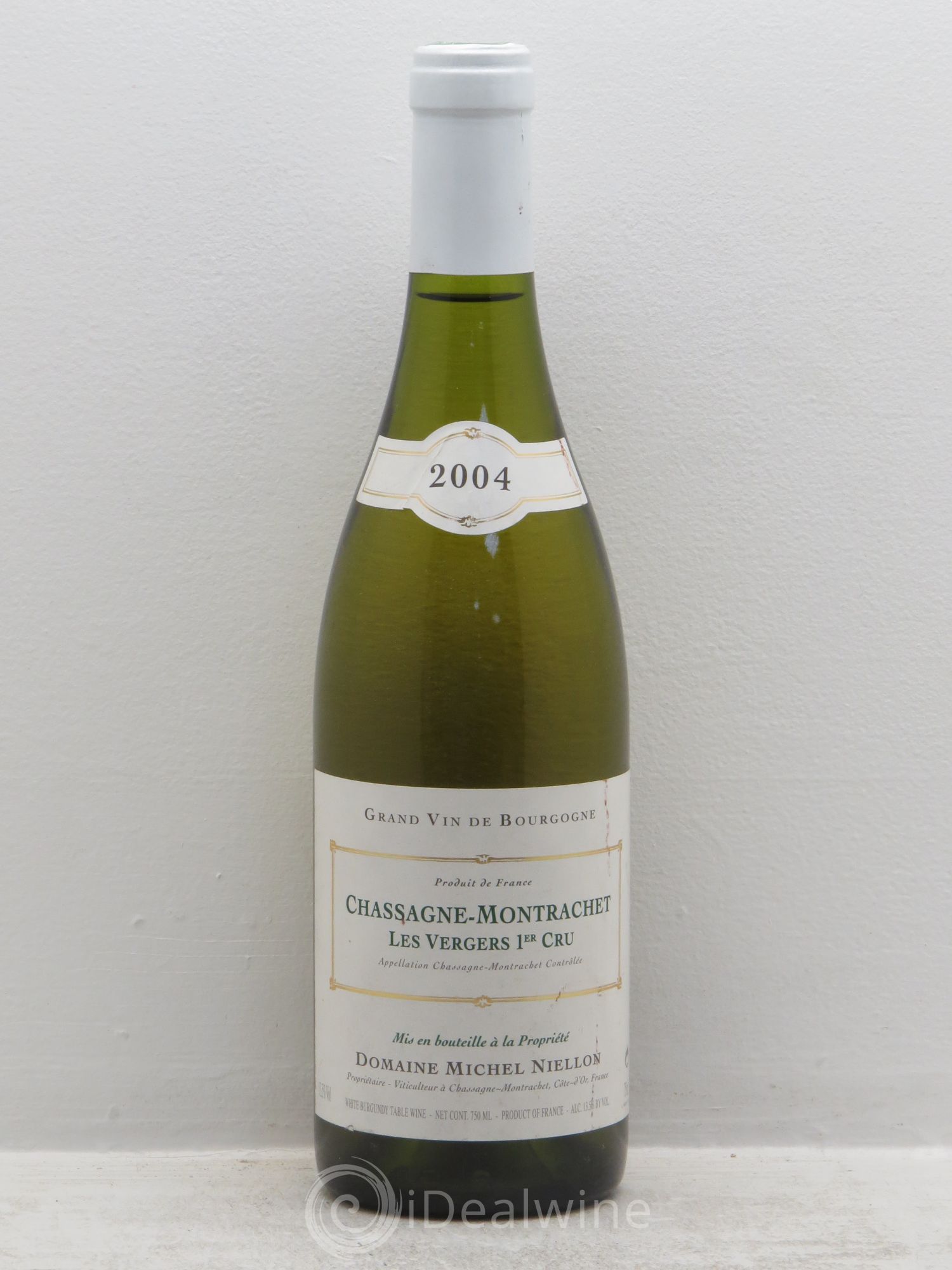 Chassagne-Montrachet 1er Cru Les Vergers Michel Niellon (Domaine) 2004 - Lot de 1 bouteille - 0