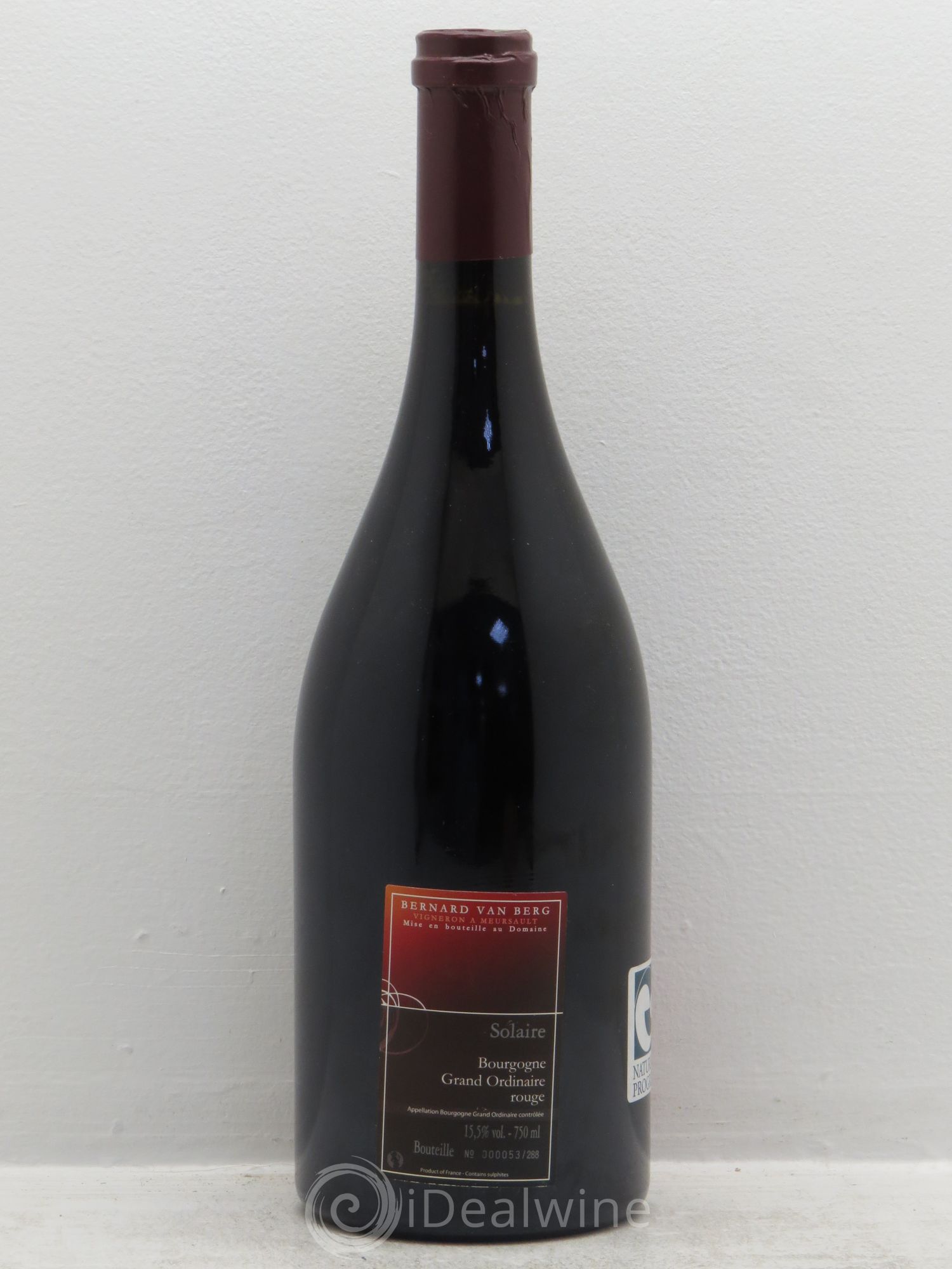 Bourgogne Le Solaire Le Vin Le Plus Simplement Domaine Van Berg 2007 - Posten von 1 Flasche - 1