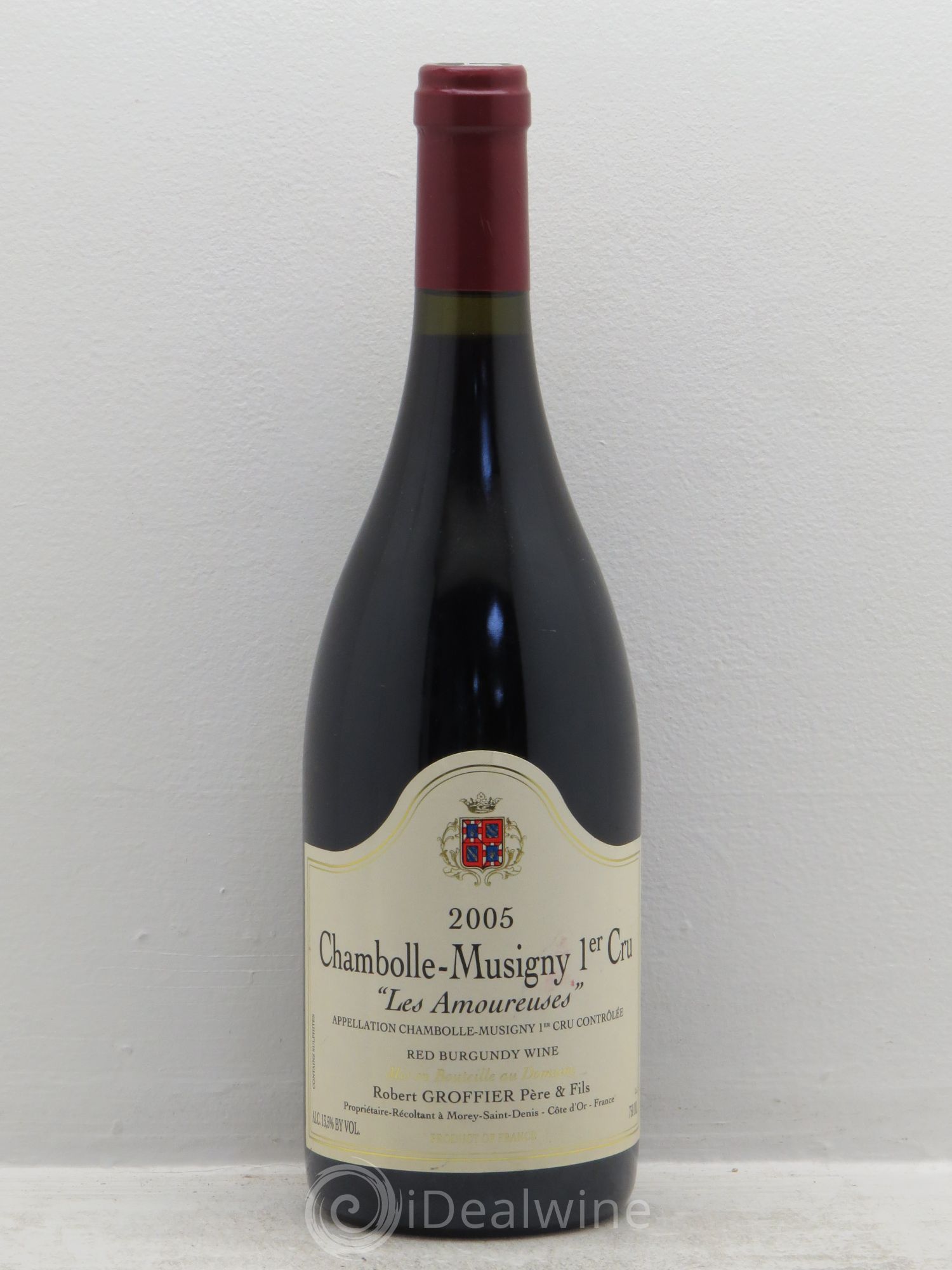 Chambolle-Musigny 1er Cru Les Amoureuses Robert Groffier Père & Fils (Domaine) 2005 - Lot de 1 bouteille - 0