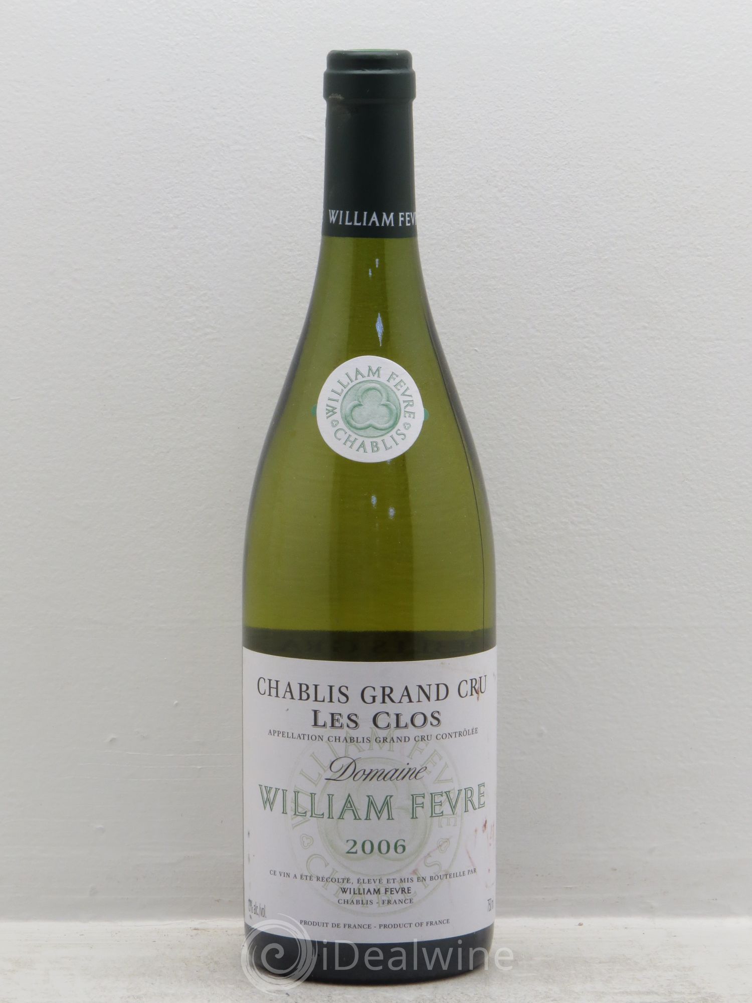 Chablis Grand Cru Les Clos William Fèvre 2006 - Lot de 1 bouteille - 0