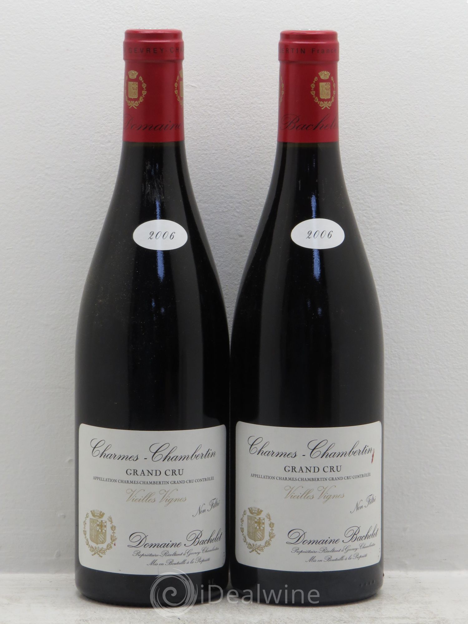 Charmes-Chambertin Grand Cru Vieilles Vignes Denis Bachelet (Domaine) 2006 - Lot de 2 bouteilles - 0