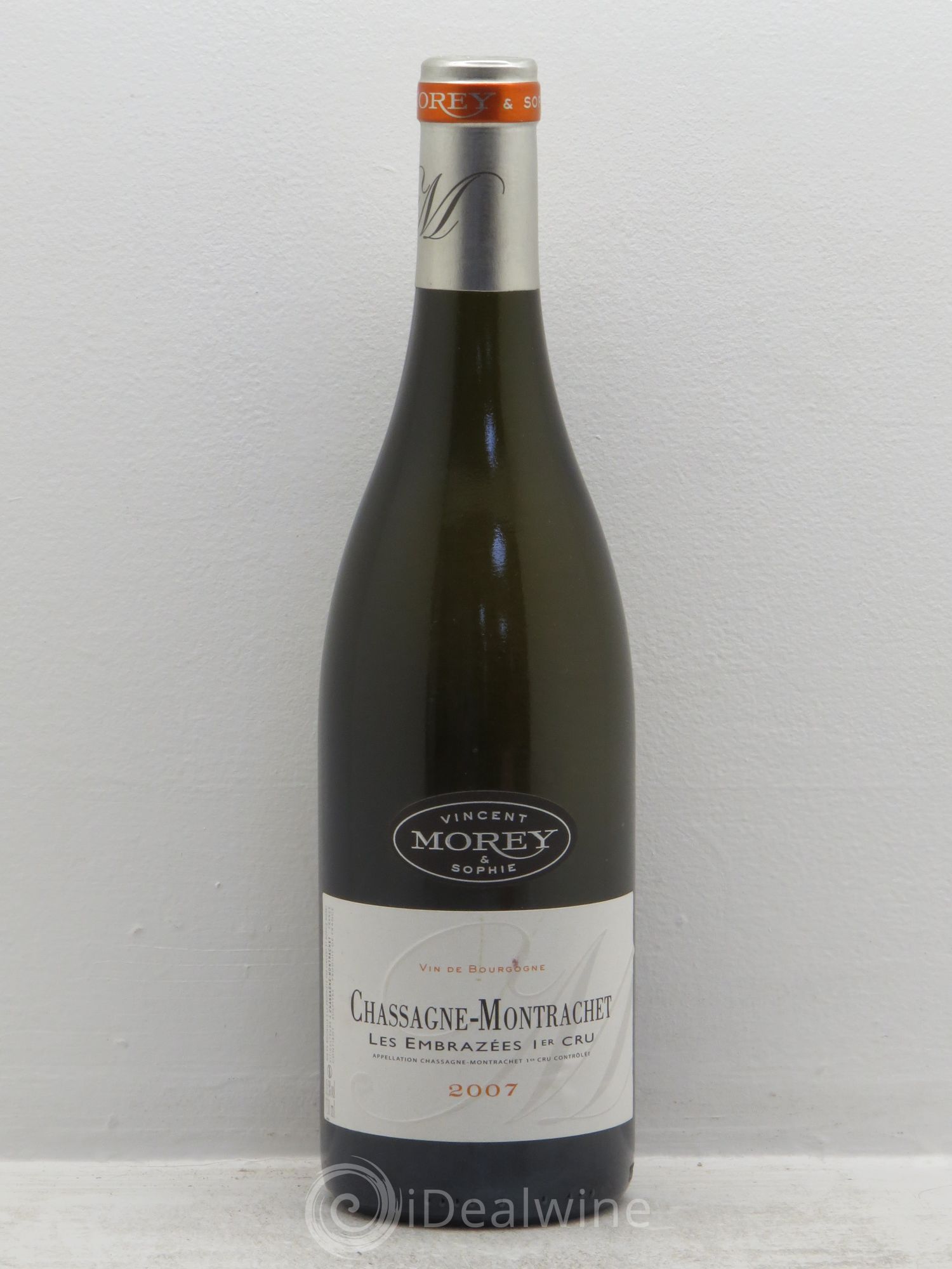 Chassagne-Montrachet Embrazées Vincent Morey 2007 - Posten von 1 Flasche - 0