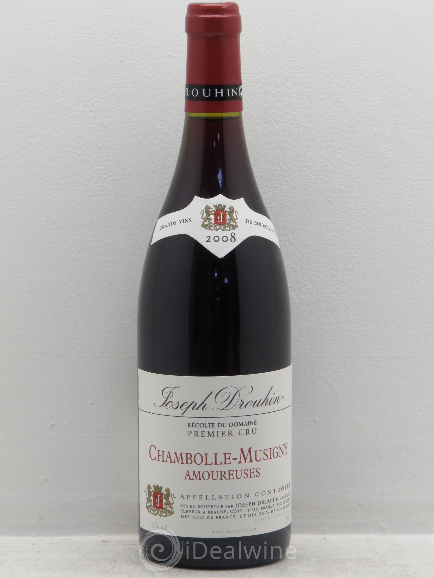 Chambolle-Musigny 1er Cru Les Amoureuses Joseph Drouhin 2008 - Lot de 1 bouteille - 0