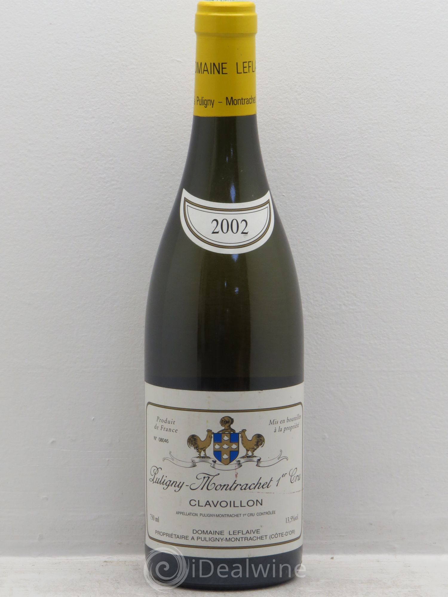 Puligny-Montrachet 1er Cru Clavoillon Leflaive (Domaine) 2002 - Lot de 1 bouteille - 0