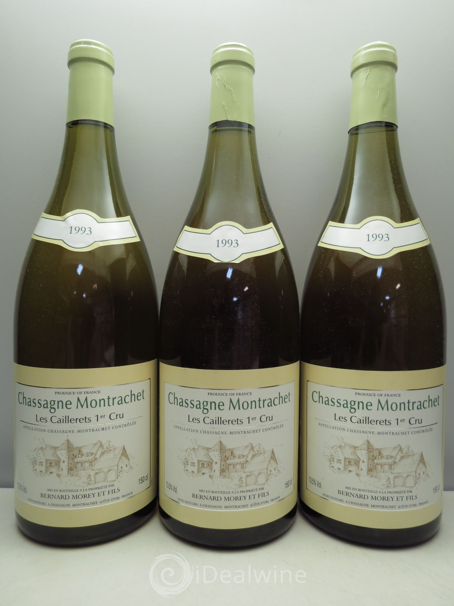 Chassagne-Montrachet 1er Cru 1993 - Lot de 3 magnums - 0