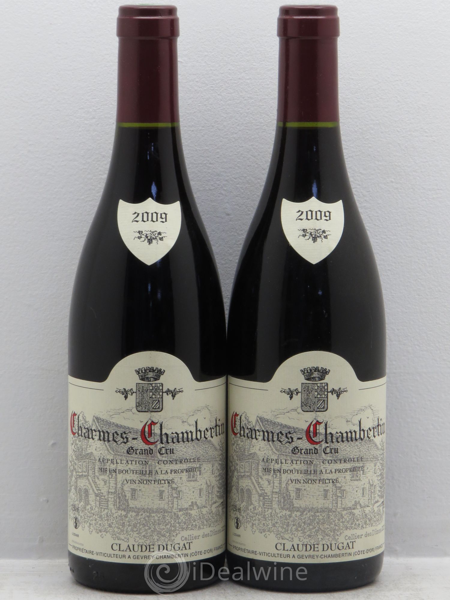 Charmes-Chambertin Grand Cru Claude Dugat 2009 - Lot de 2 bouteilles - 0
