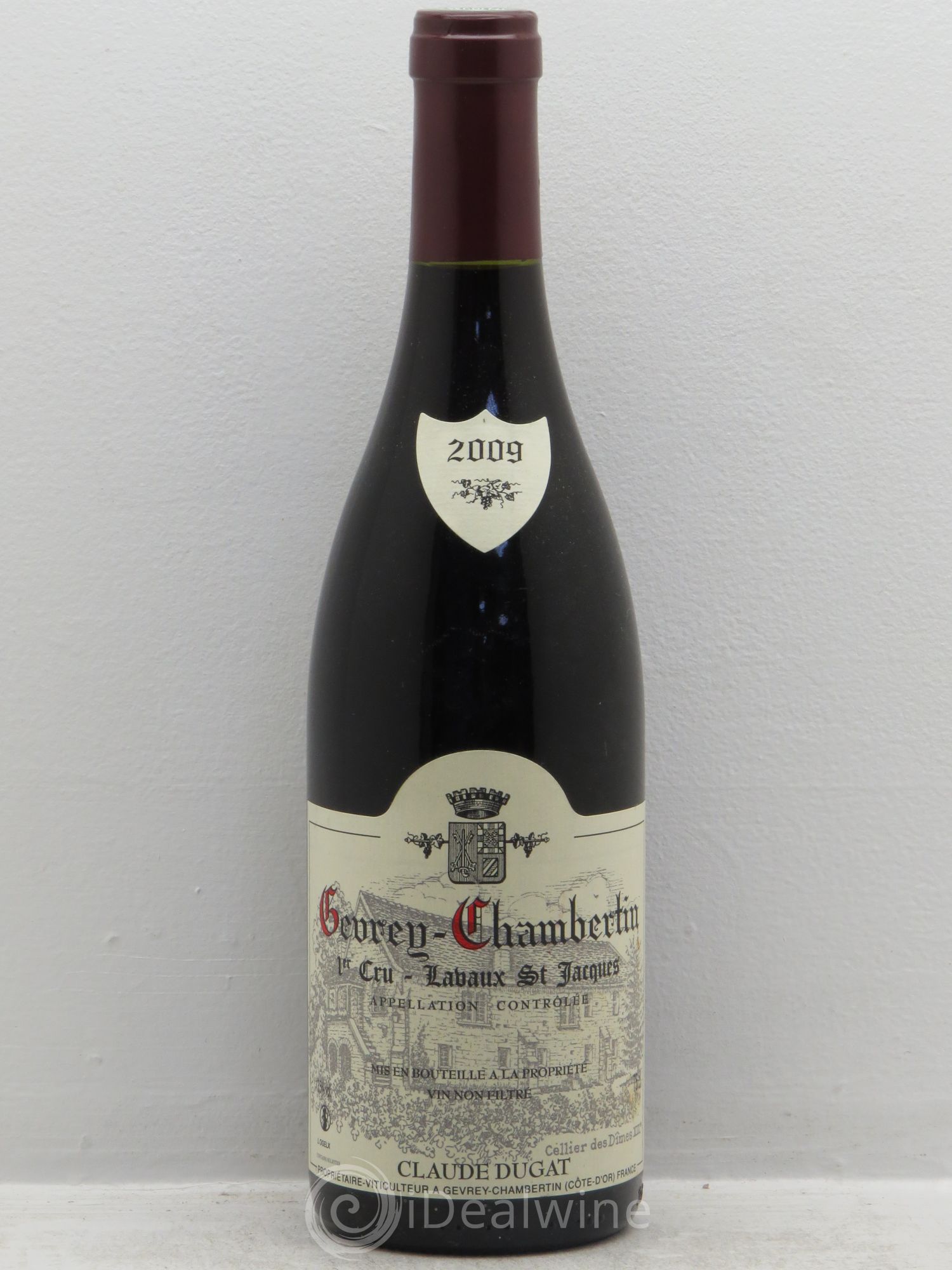 Gevrey-Chambertin 1er Cru Lavaux Saint-Jacques Claude Dugat 2009 - Lot de 1 bouteille - 0