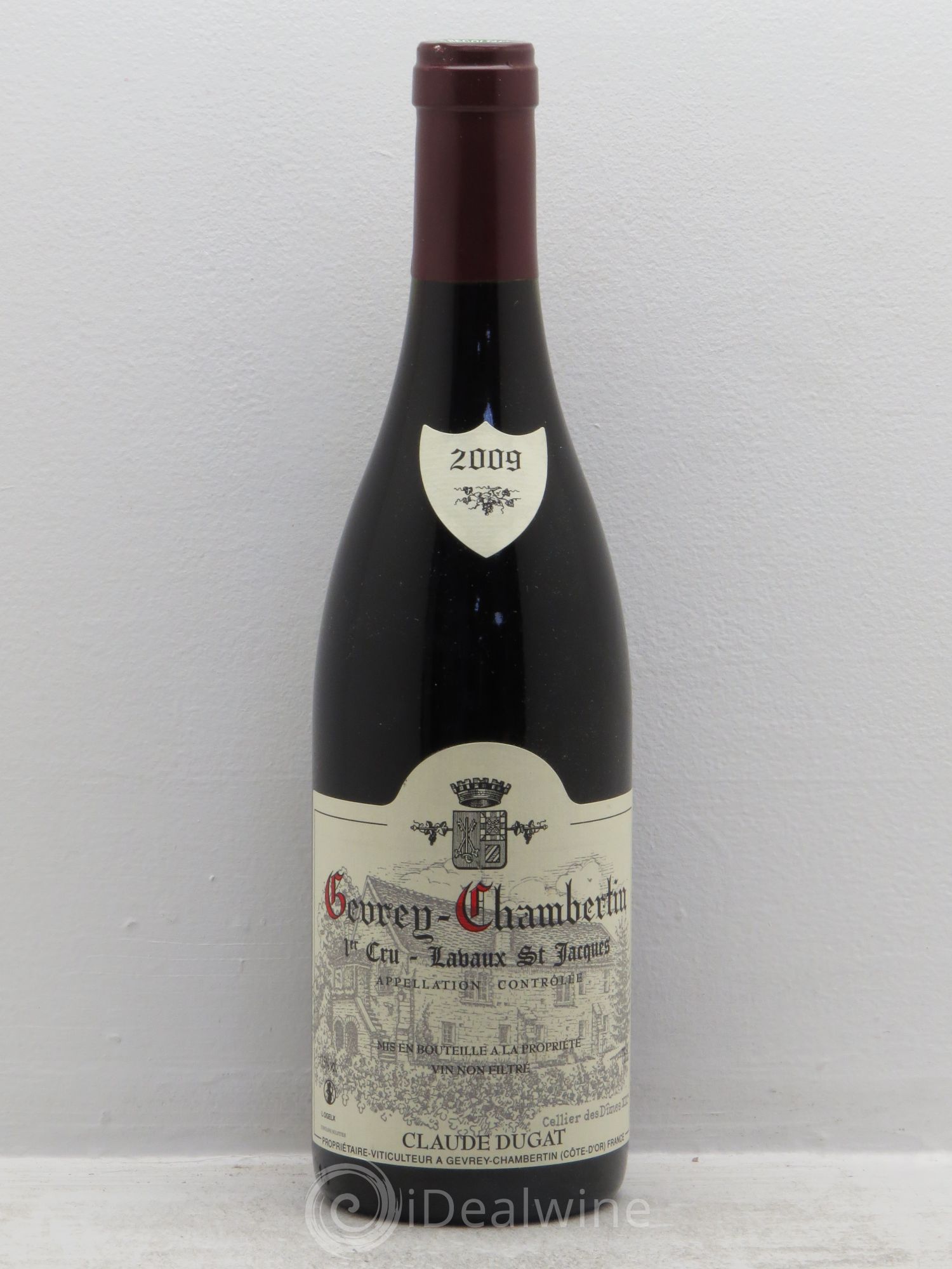 Gevrey-Chambertin 1er Cru Lavaux Saint-Jacques Claude Dugat 2009 - Lot de 1 bouteille - 0