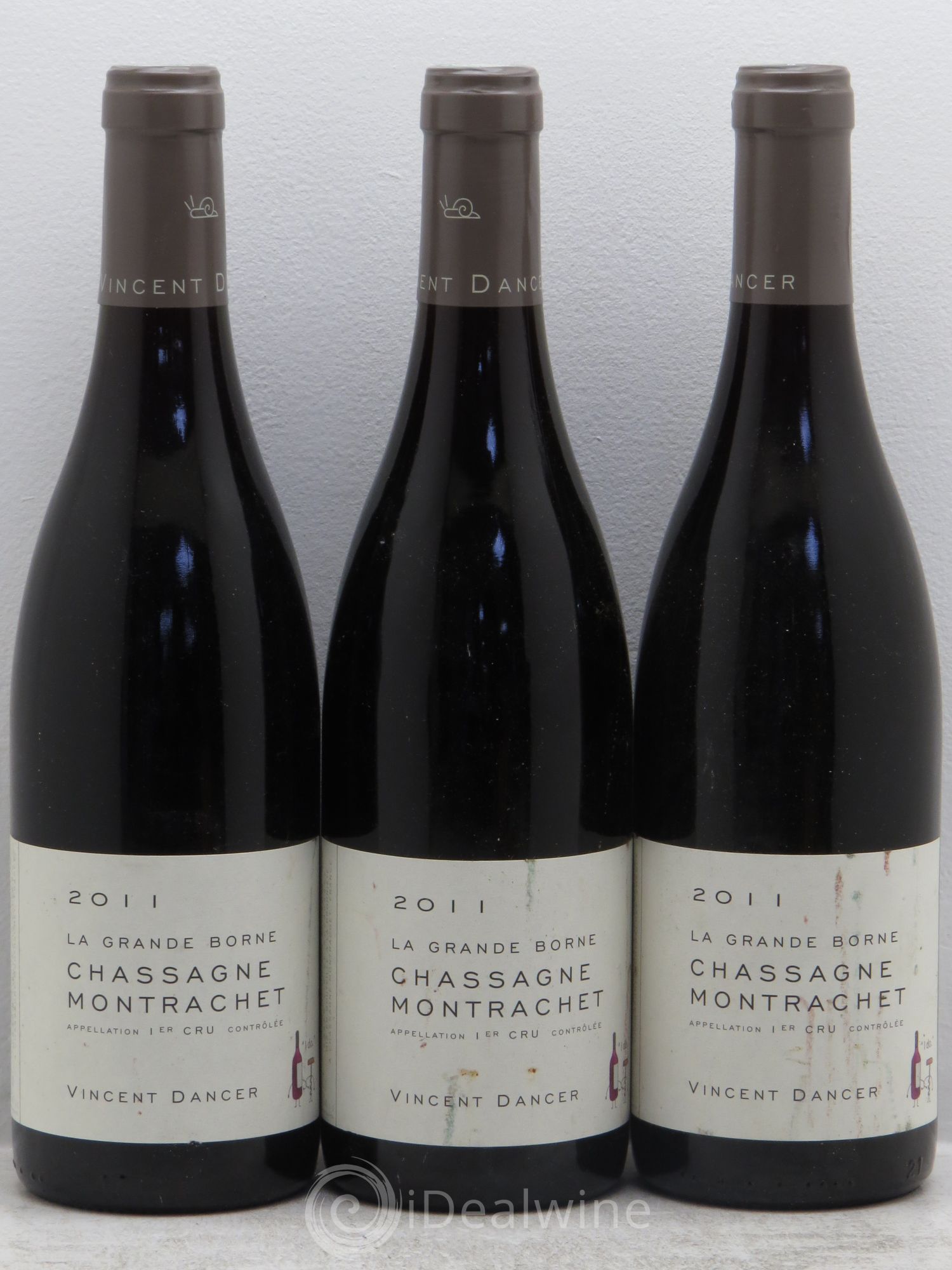 Chassagne-Montrachet 1er Cru V. Dancer 2011 - Lot de 3 bouteilles - 0