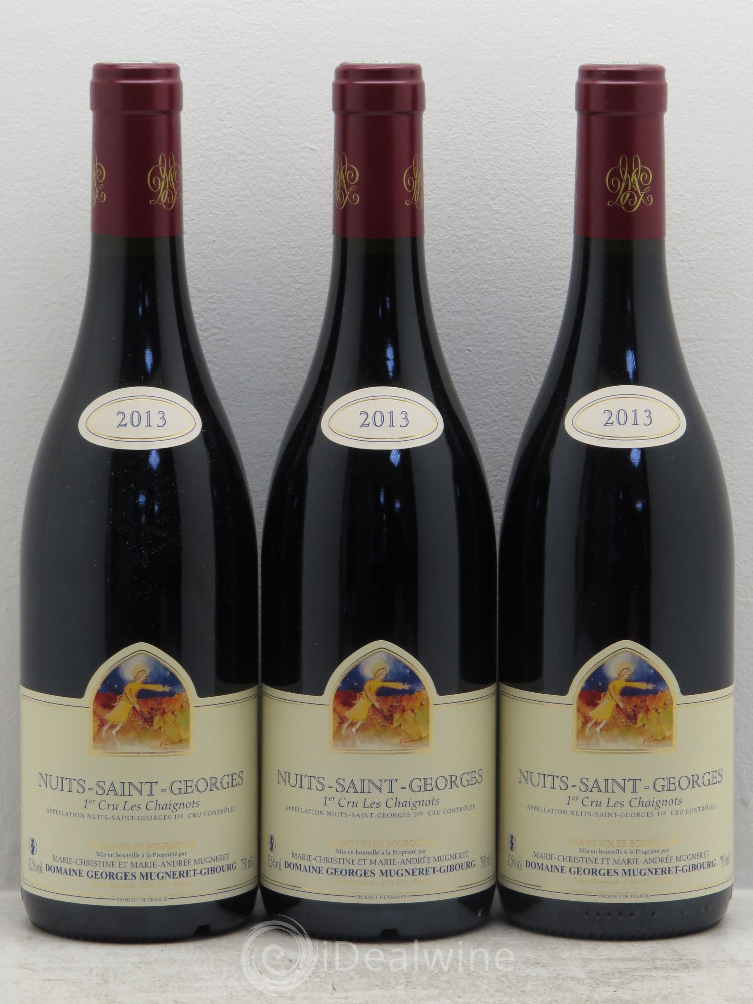 Nuits-Saint-Georges 1er Cru Les Chaignots Mugneret-Gibourg (Domaine) 2013 - Lot de 3 bouteilles - 0