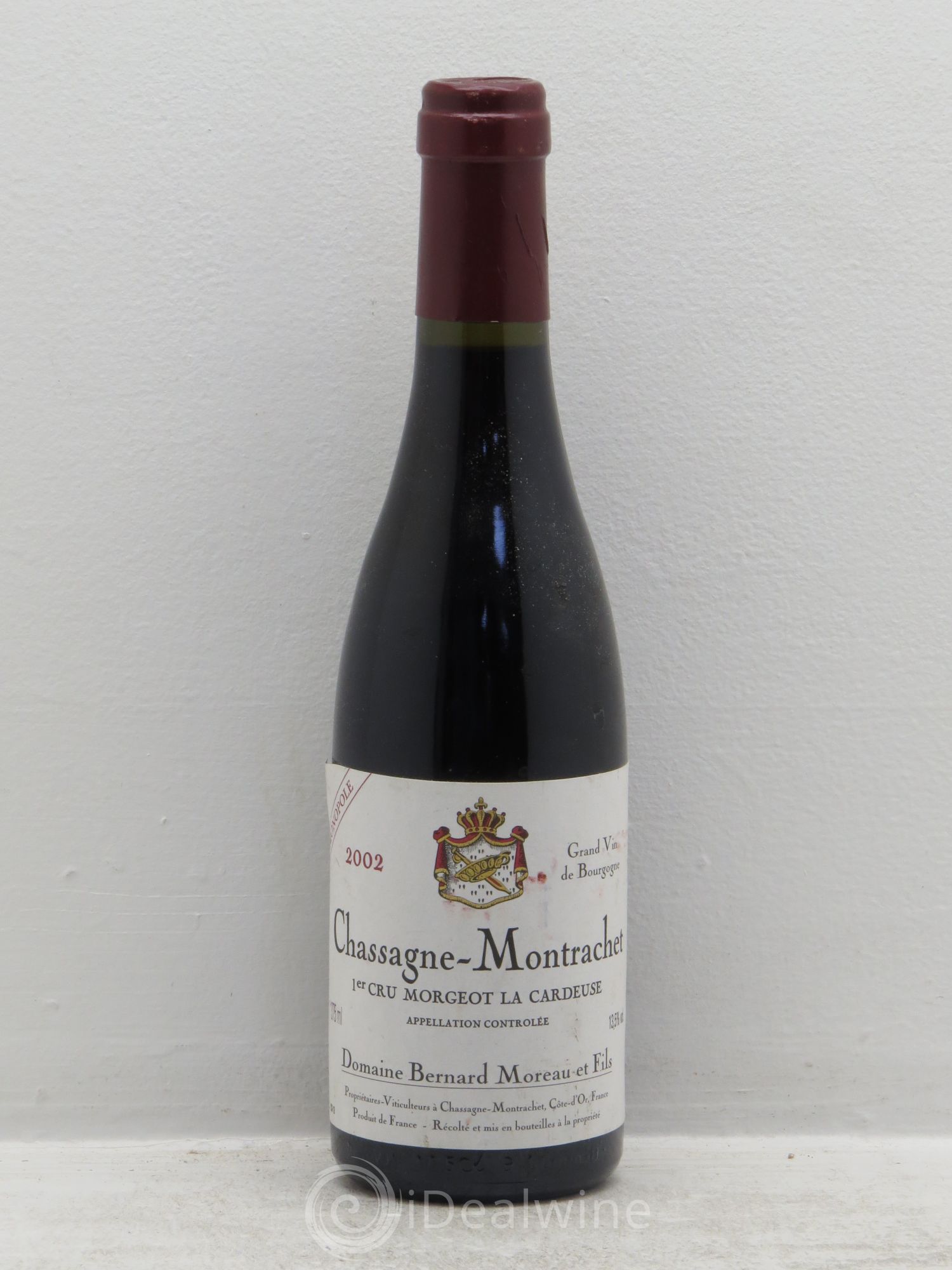 Chassagne-Montrachet 1er Cru Bernard Moreau 2002 - Posten von 1 Demi-Flasche - 0