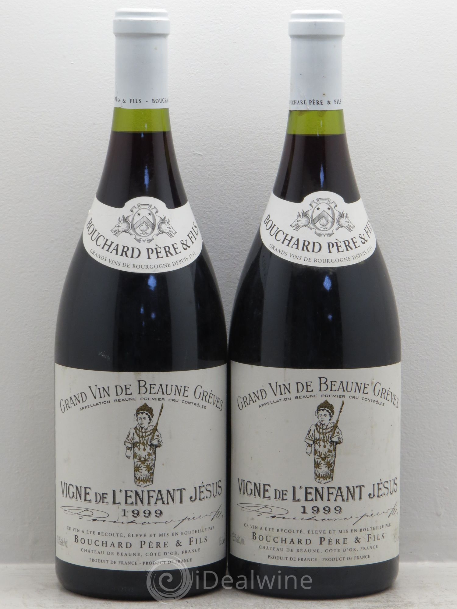 Beaune 1er Cru Grèves - Vigne de l'Enfant Jésus Bouchard Père & Fils 1999 - Lot de 2 magnums - 0