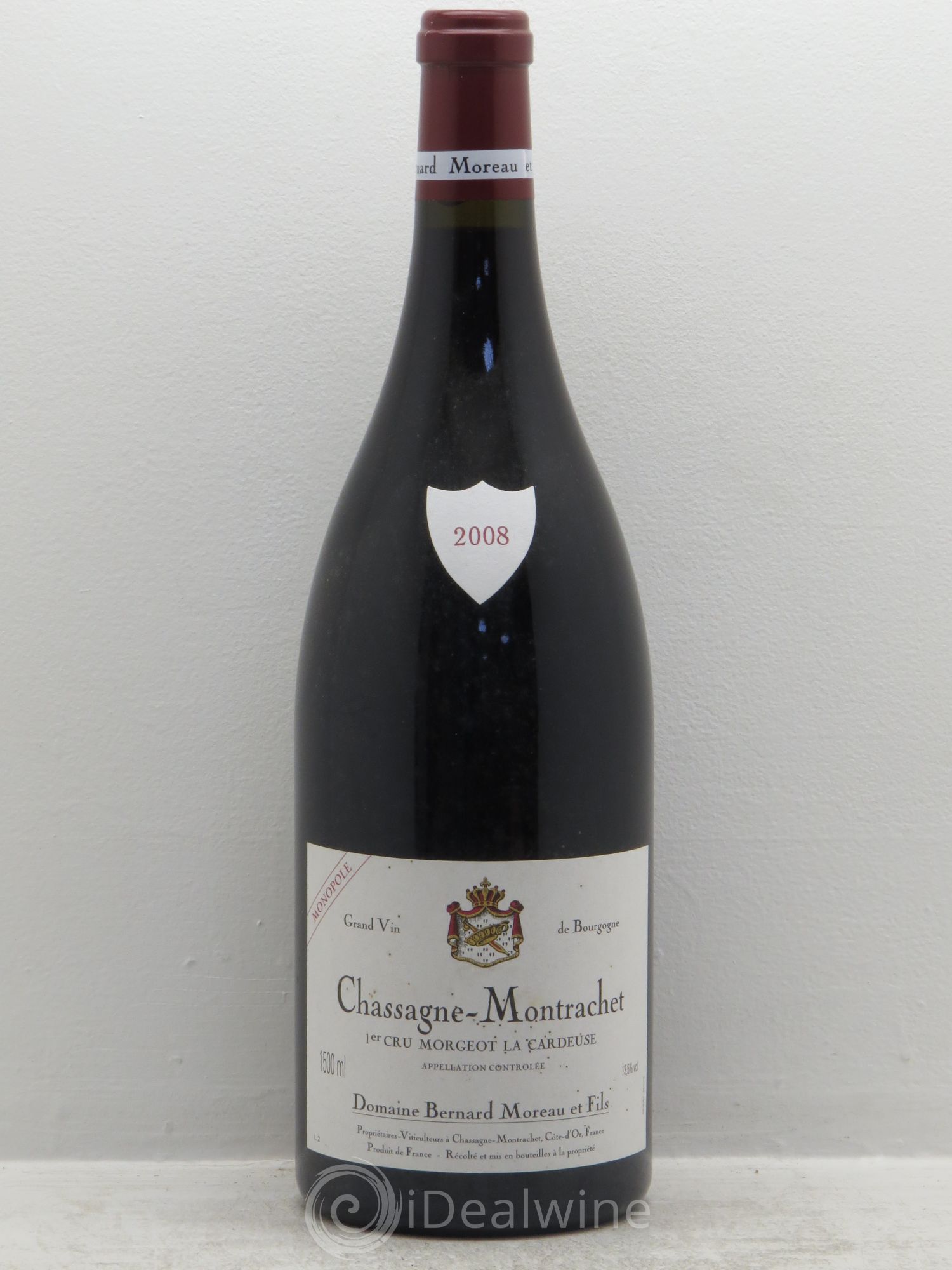 Chassagne-Montrachet 1er Cru Bernard Moreau 2008 - Posten von 1 Magnum - 0